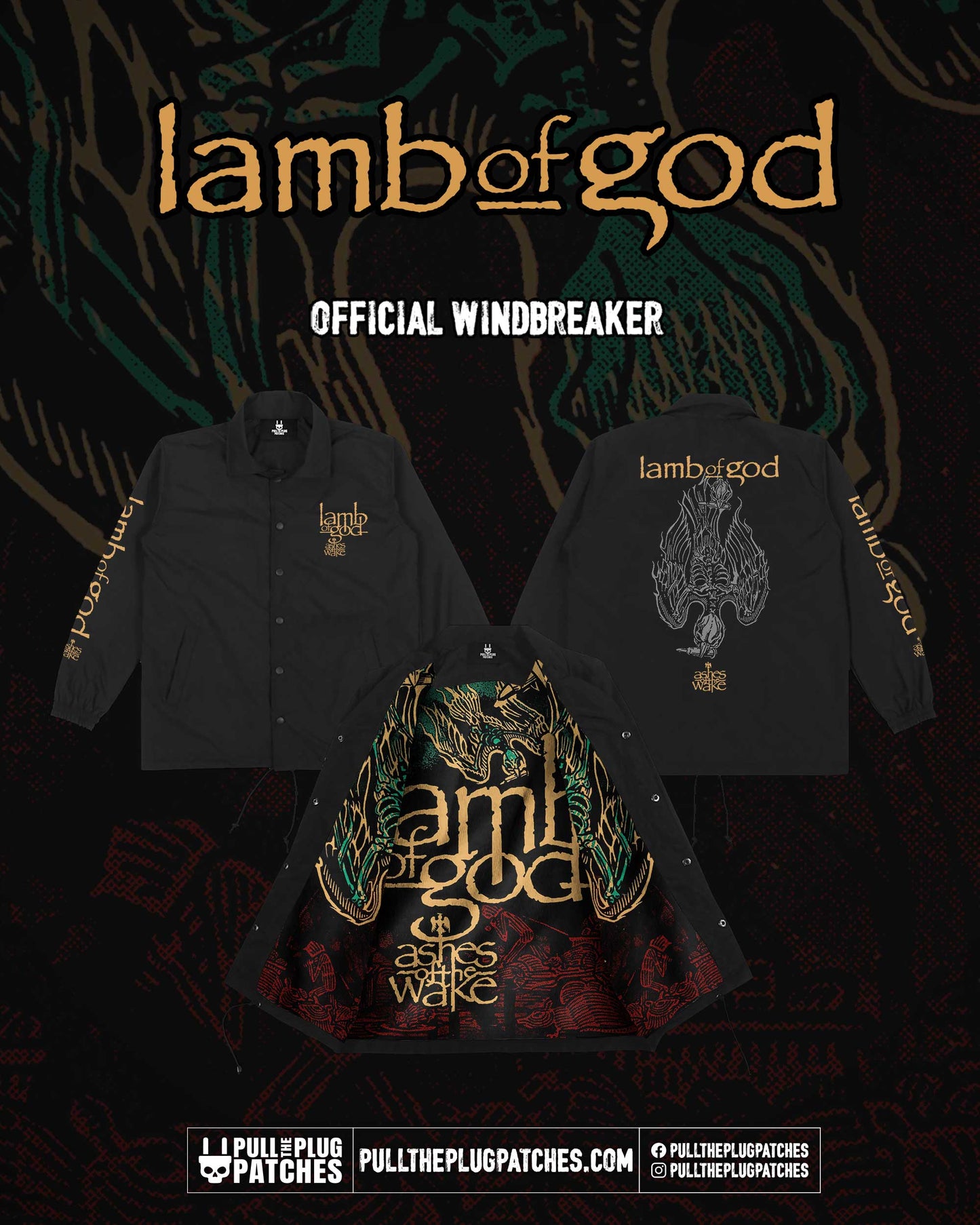 Lamb Of God - Ashes Of The Wake - Windbreaker