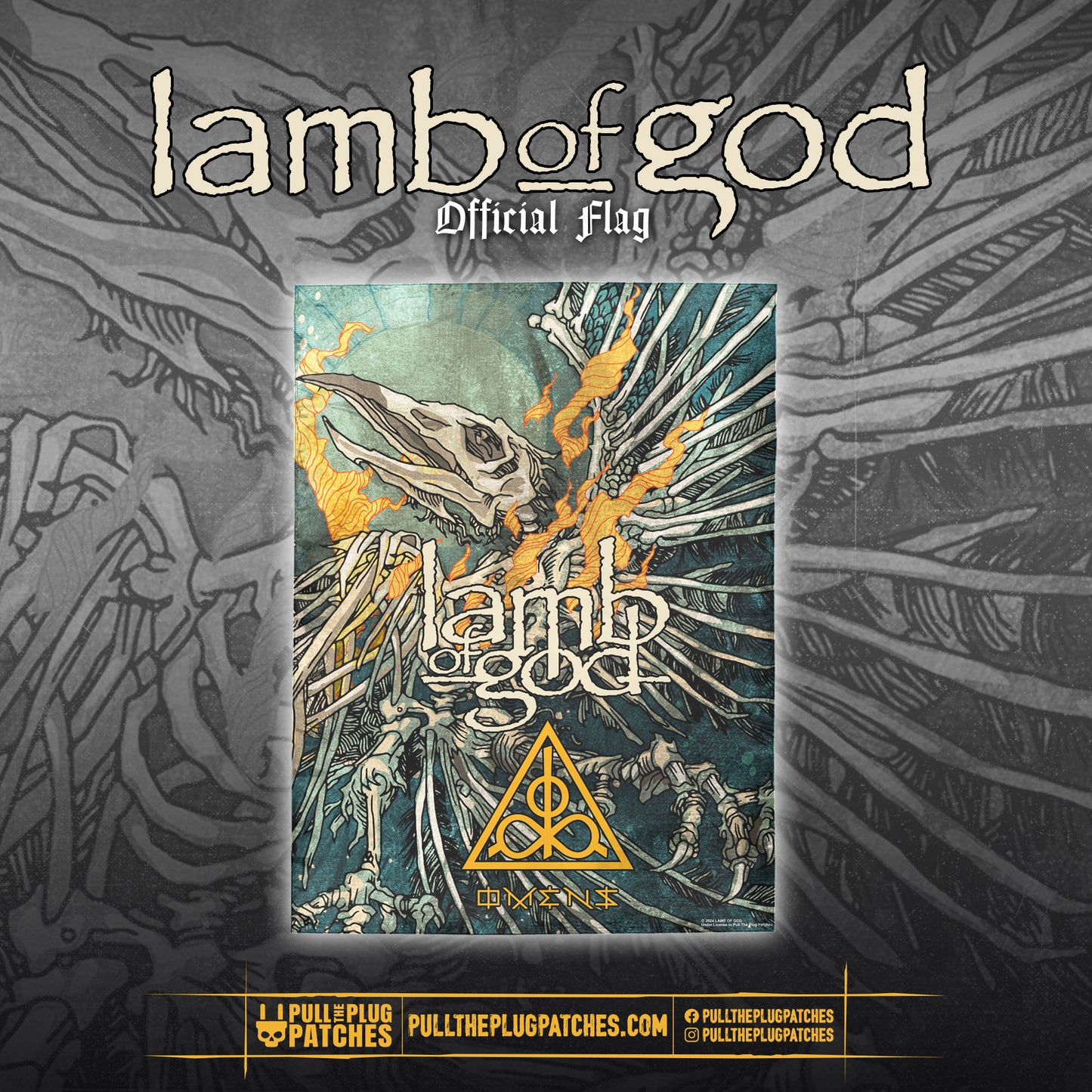 Lamb Of God - Omens - Flag