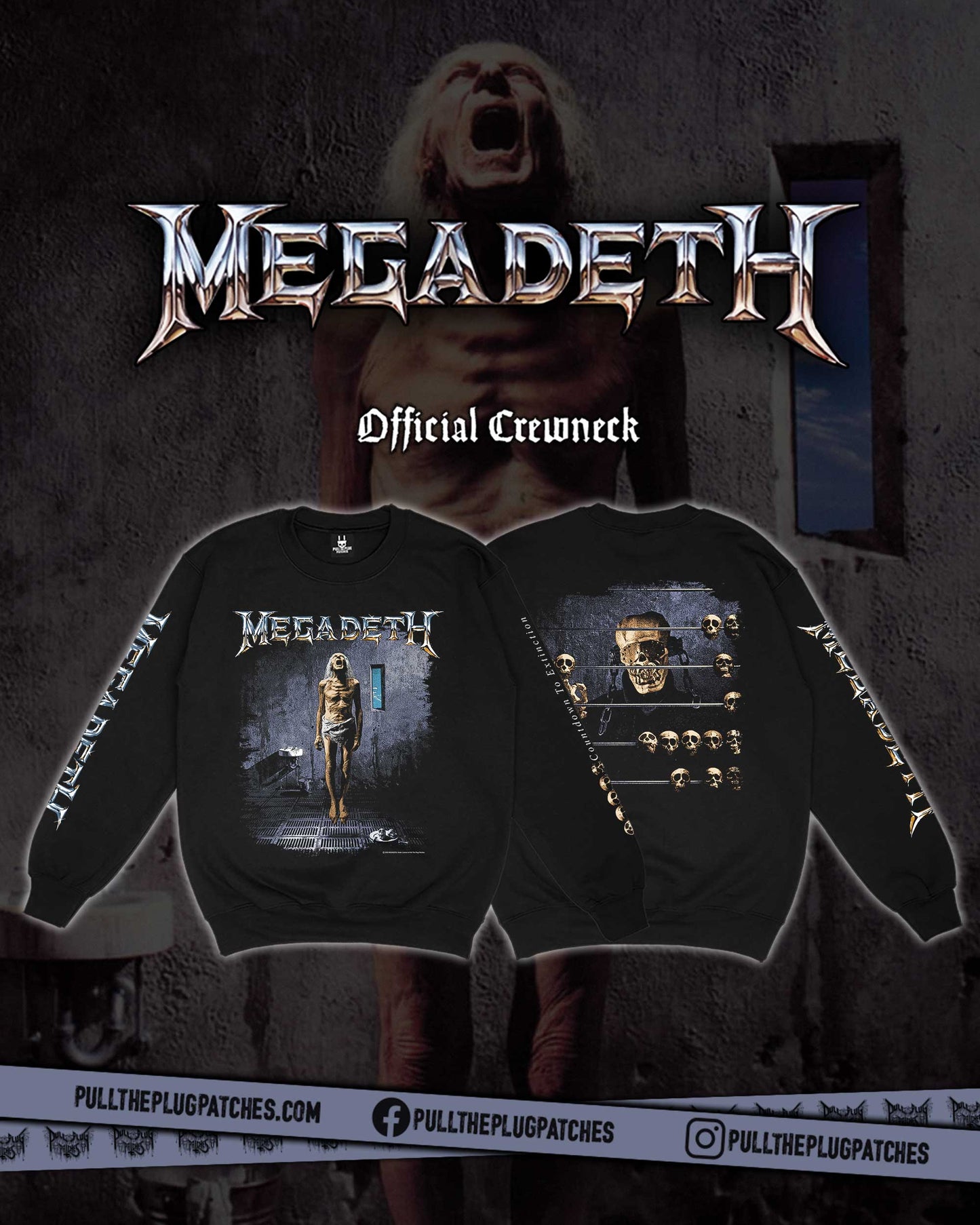 Megadeth - Countdown To Extinction - Crewneck Sweater