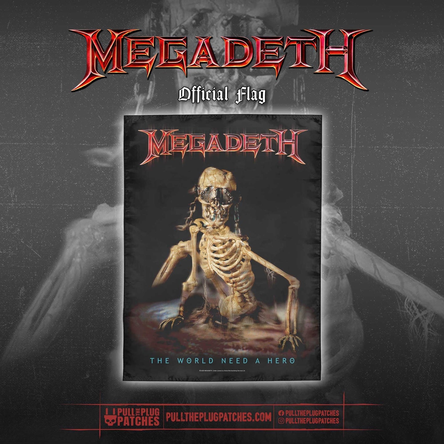 Megadeth - The World Needs a Hero - Flag