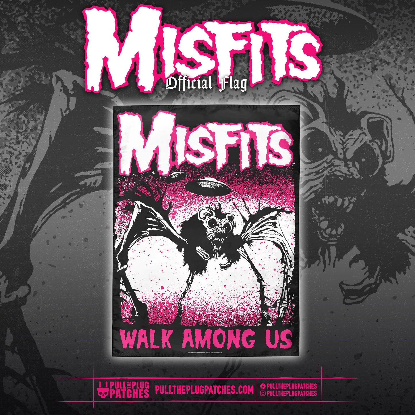 Misfits - Walks Among Us - Flag
