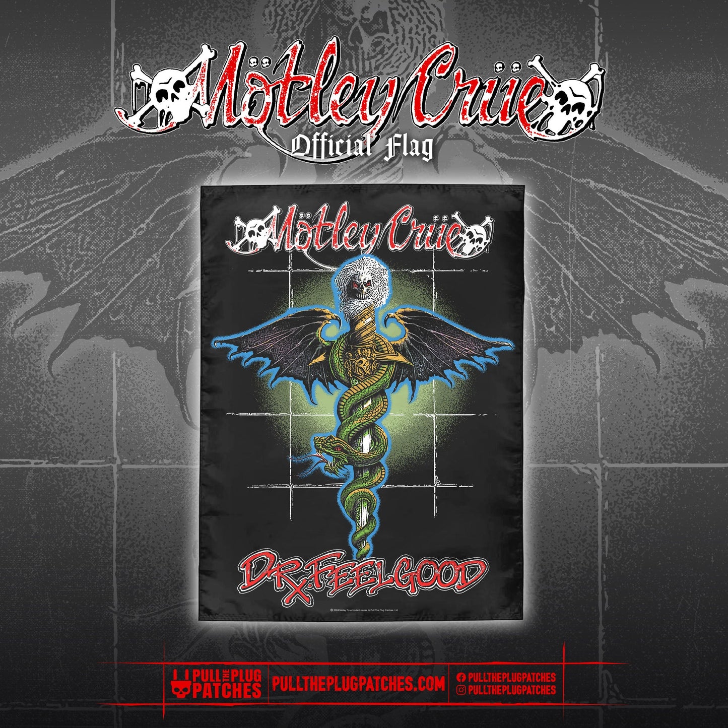 Motley Crue - Dr. Feelgood - Flag