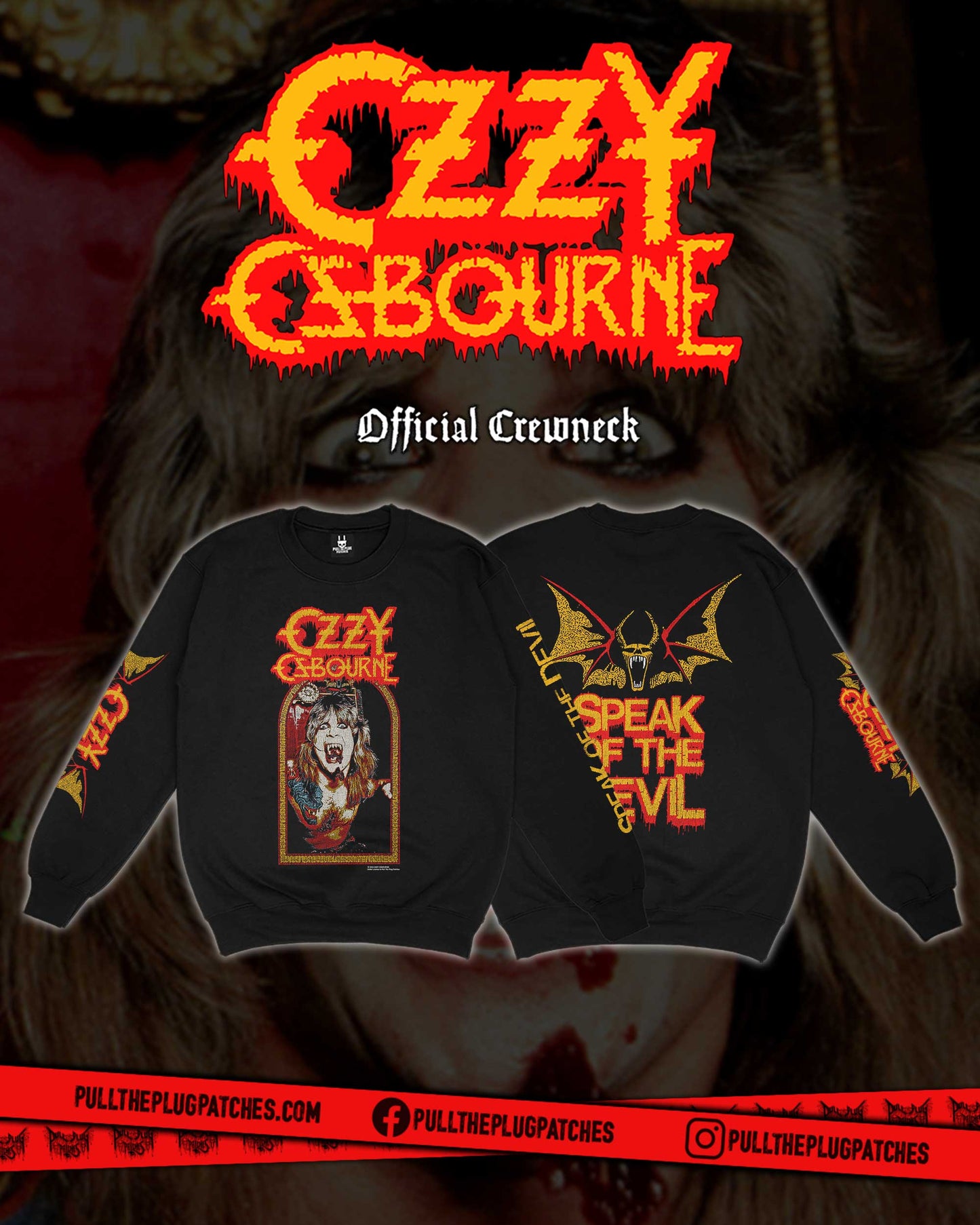 Ozzy Osbourne - Speak Of The Devil - Crewneck Sweater