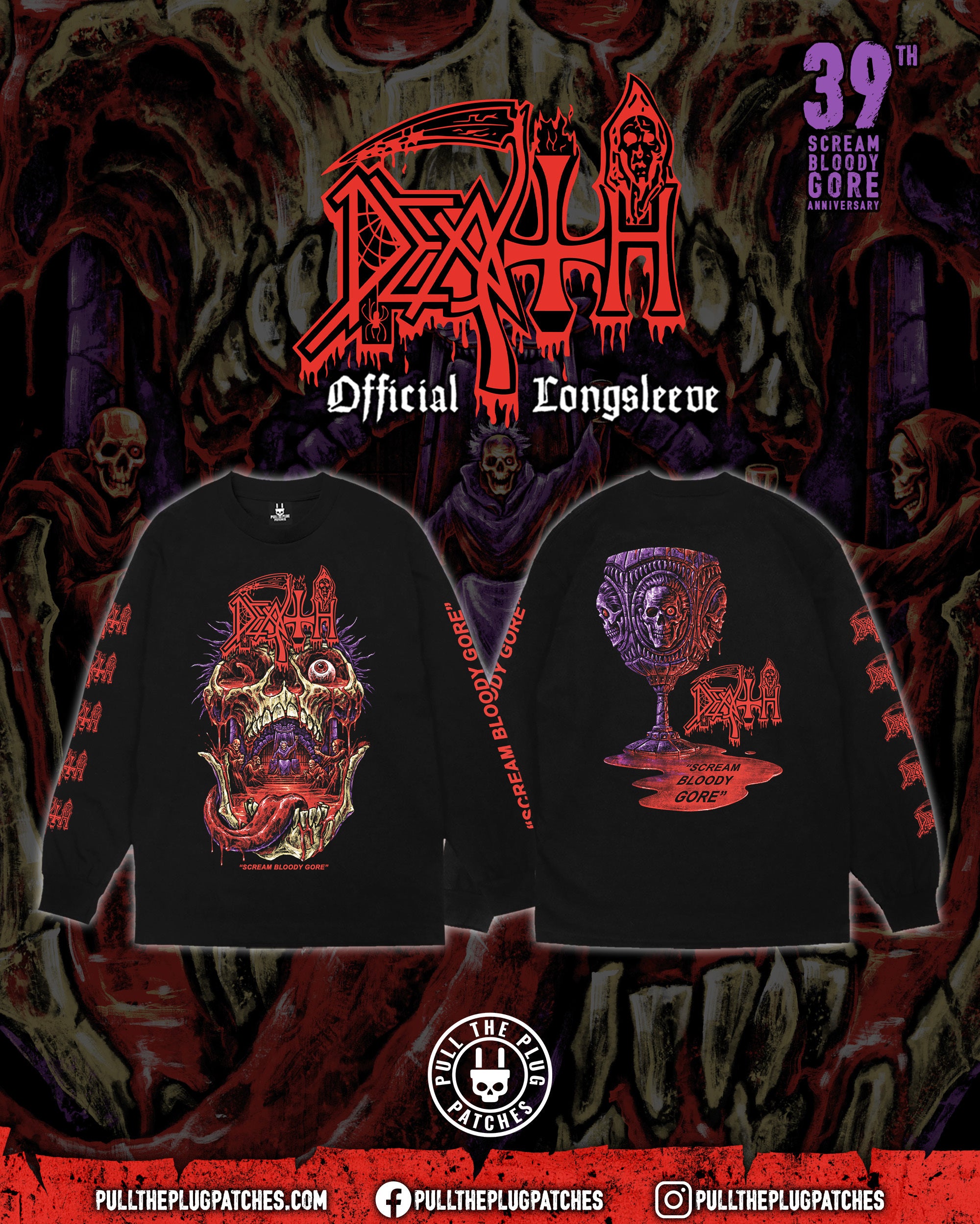 Death - Scream Bloody Gore x Exclusive Noah Cutter Meihoff Art