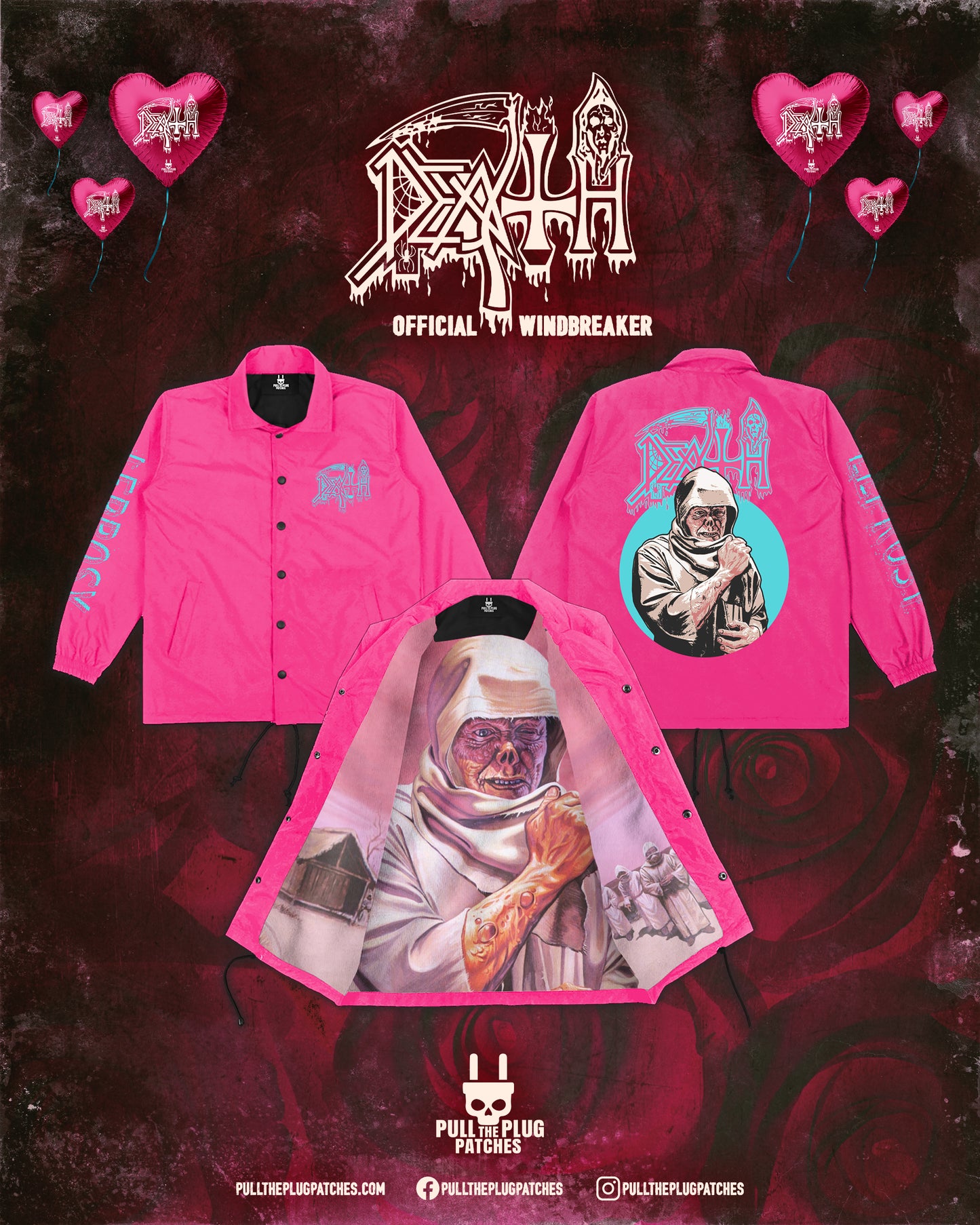 Death - Pink Leprosy - Windbreaker
