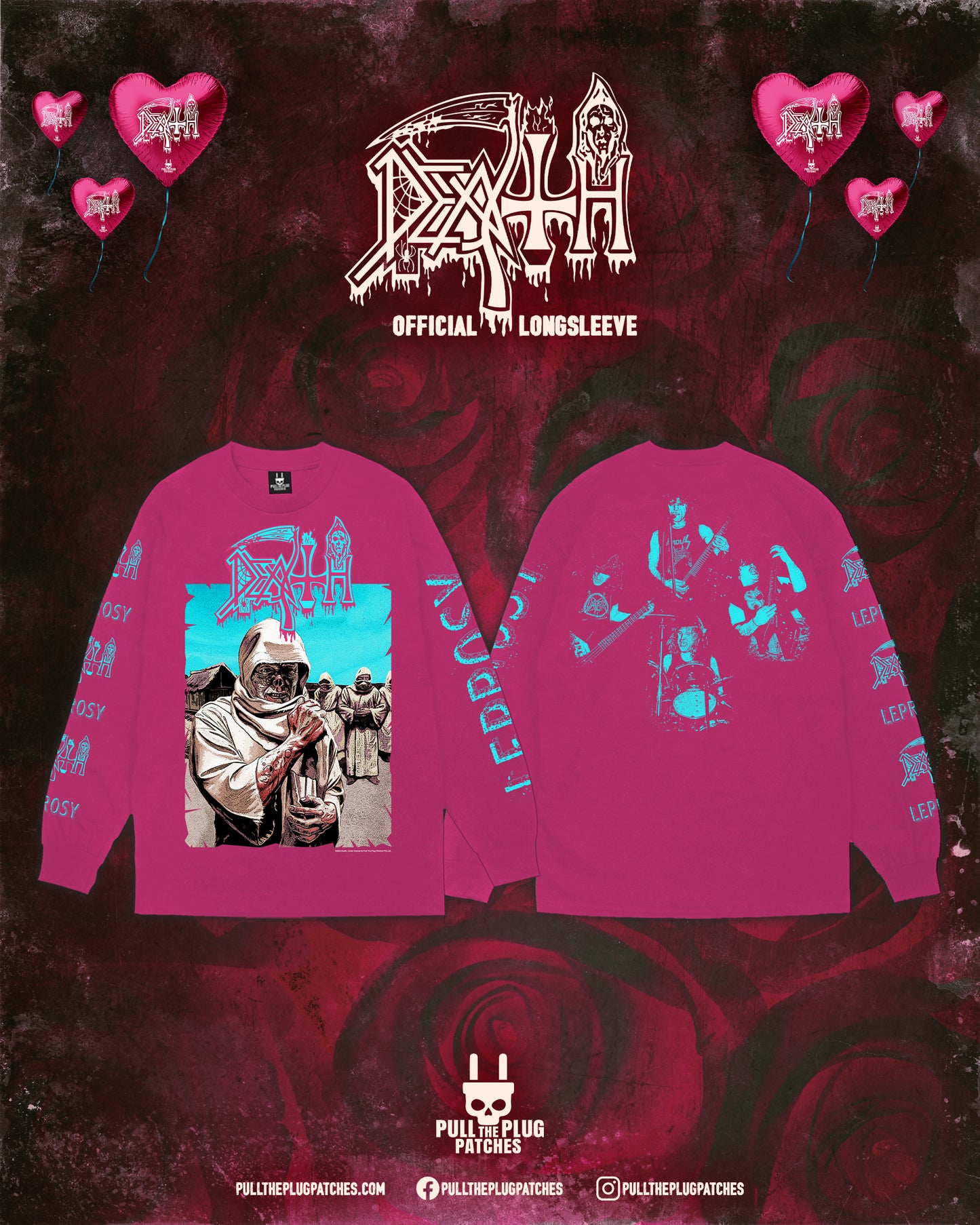 Death - Pink Leprosy - Longsleeve Shirt (Available for 48 Hours Only!)
