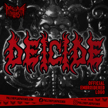 Load image into Gallery viewer, Deicide - Red - Embroidered Rocker Style Logo
