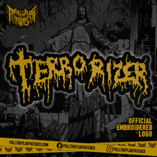 Load image into Gallery viewer, Terrorizer - Yellow - Embroidered Rocker Style Logo

