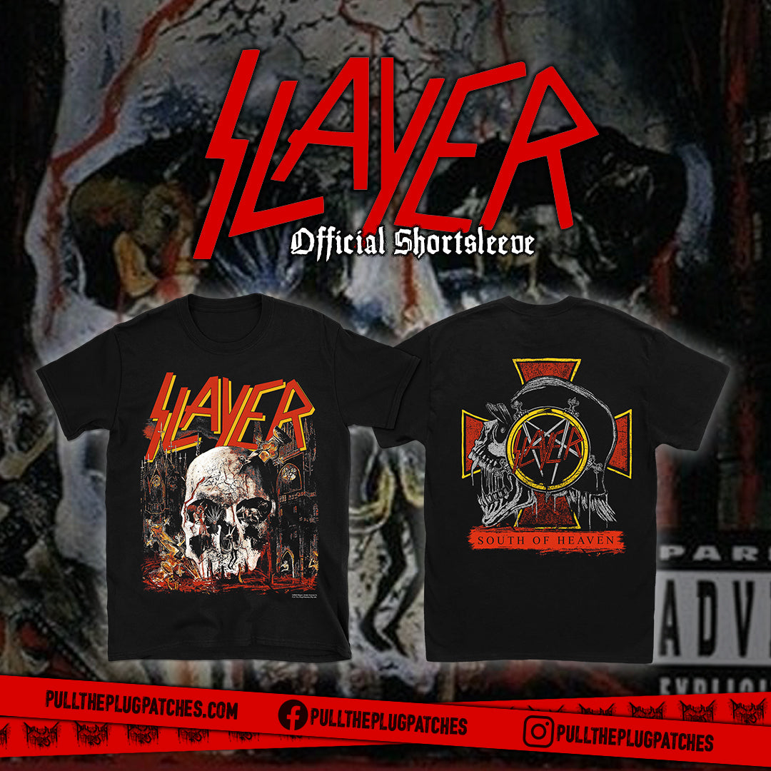 Slayer - South Of Heaven - Shortsleeve Shirt – Pull The Plug Patches