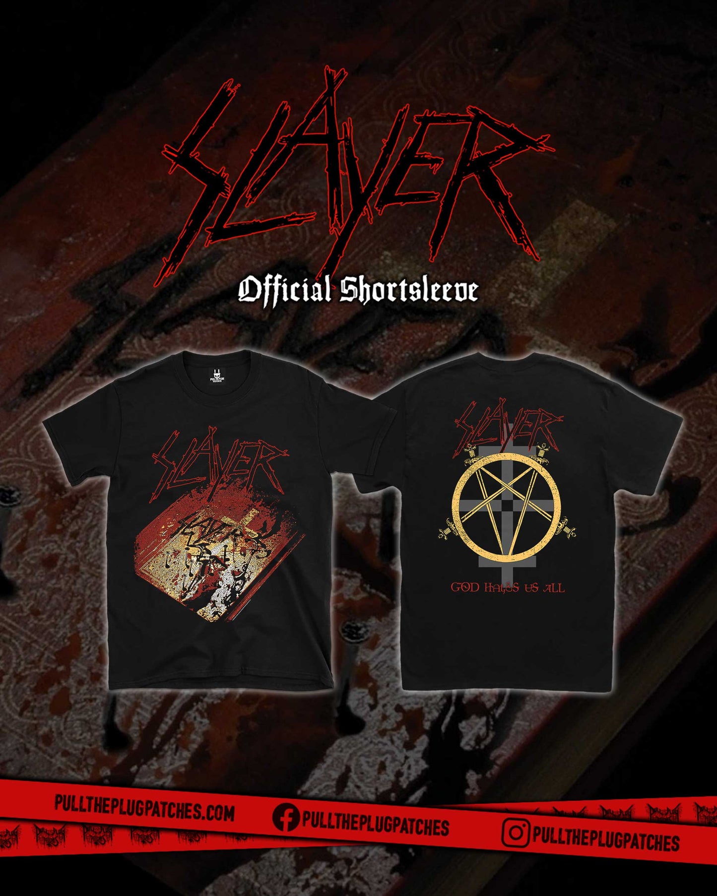 Slayer - God Hates Us All - Shortsleeve Shirt