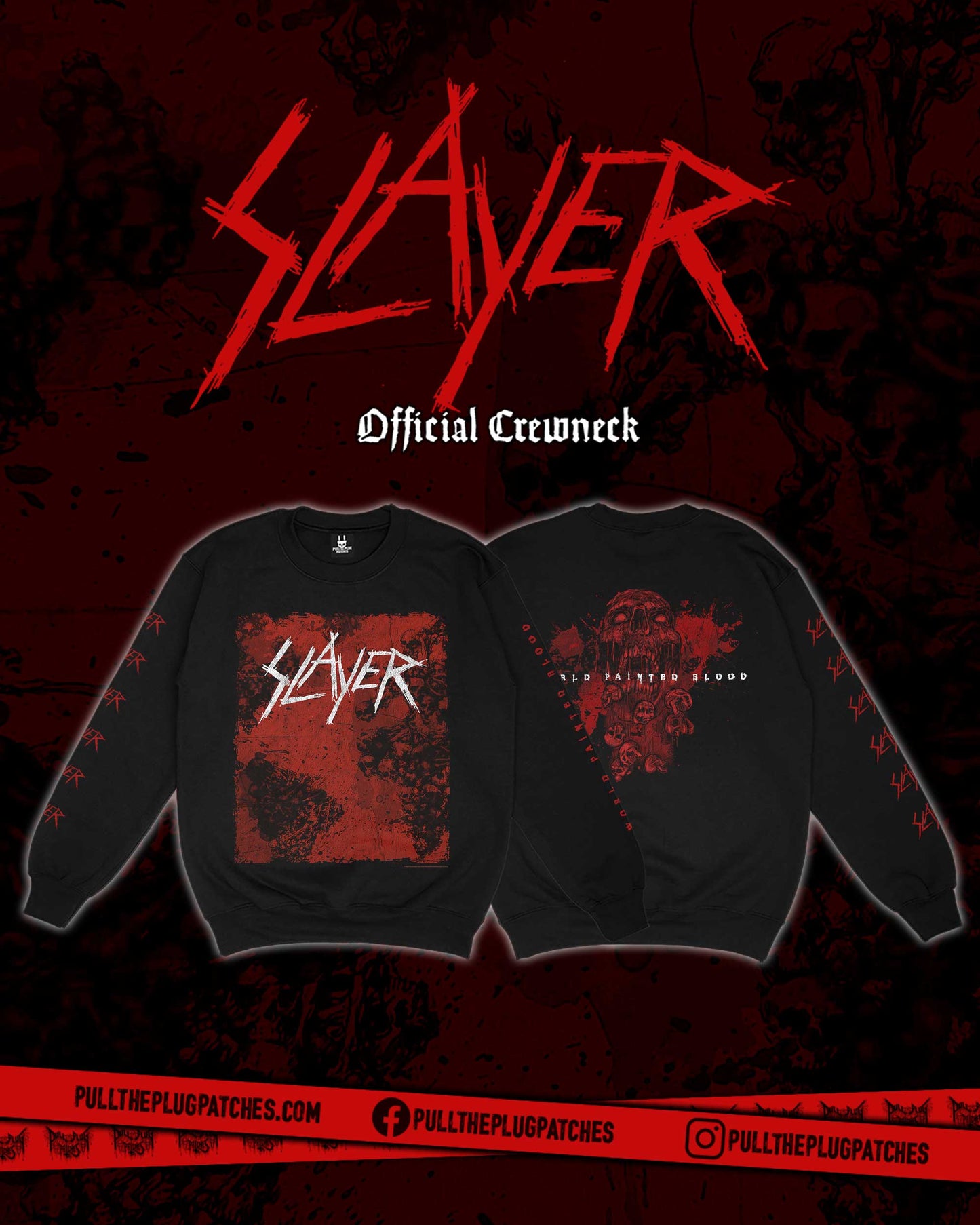 Slayer - World Painted Blood - Crewneck Sweater