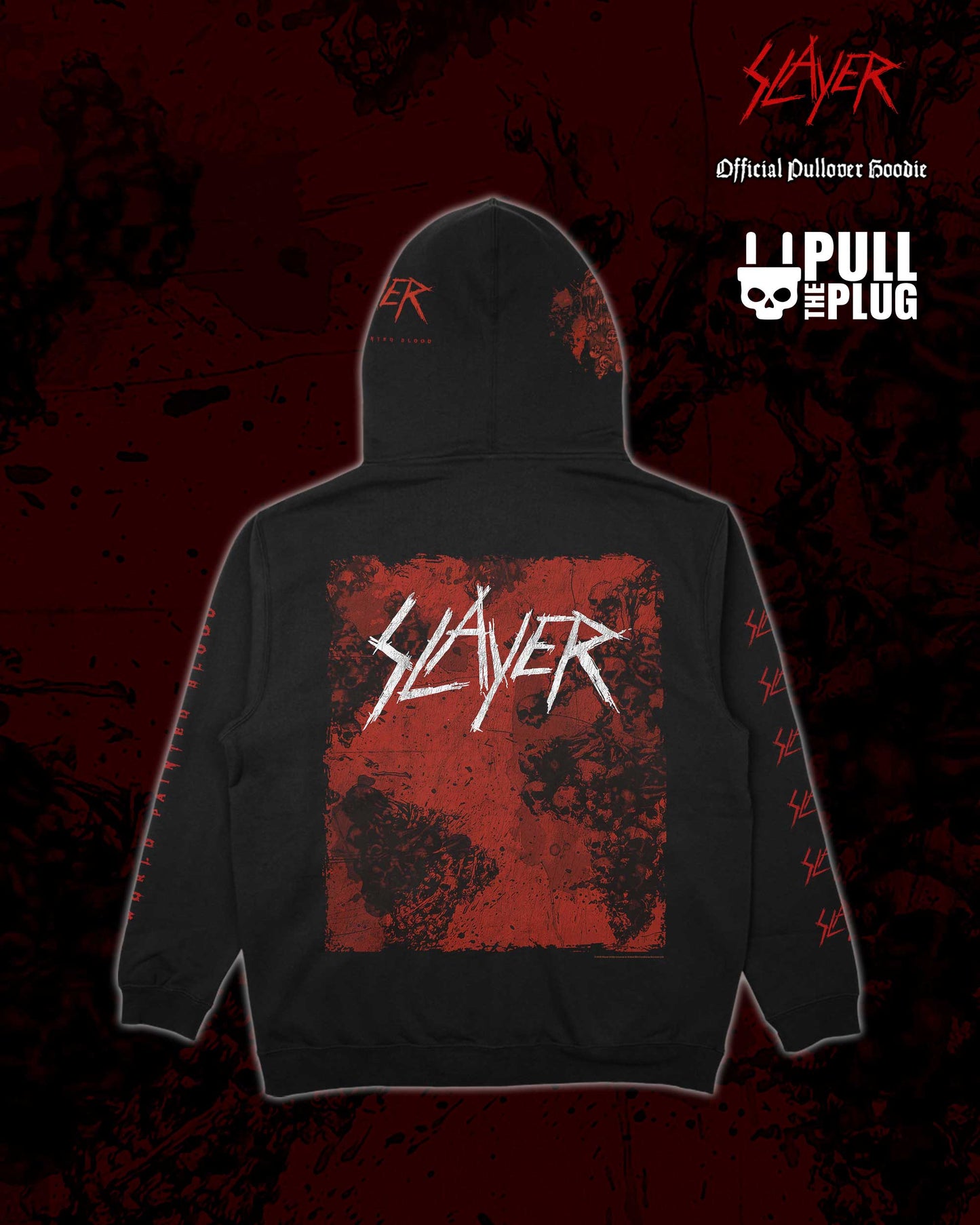 Slayer - World Painted Blood - Deluxe Pullover Hoodie