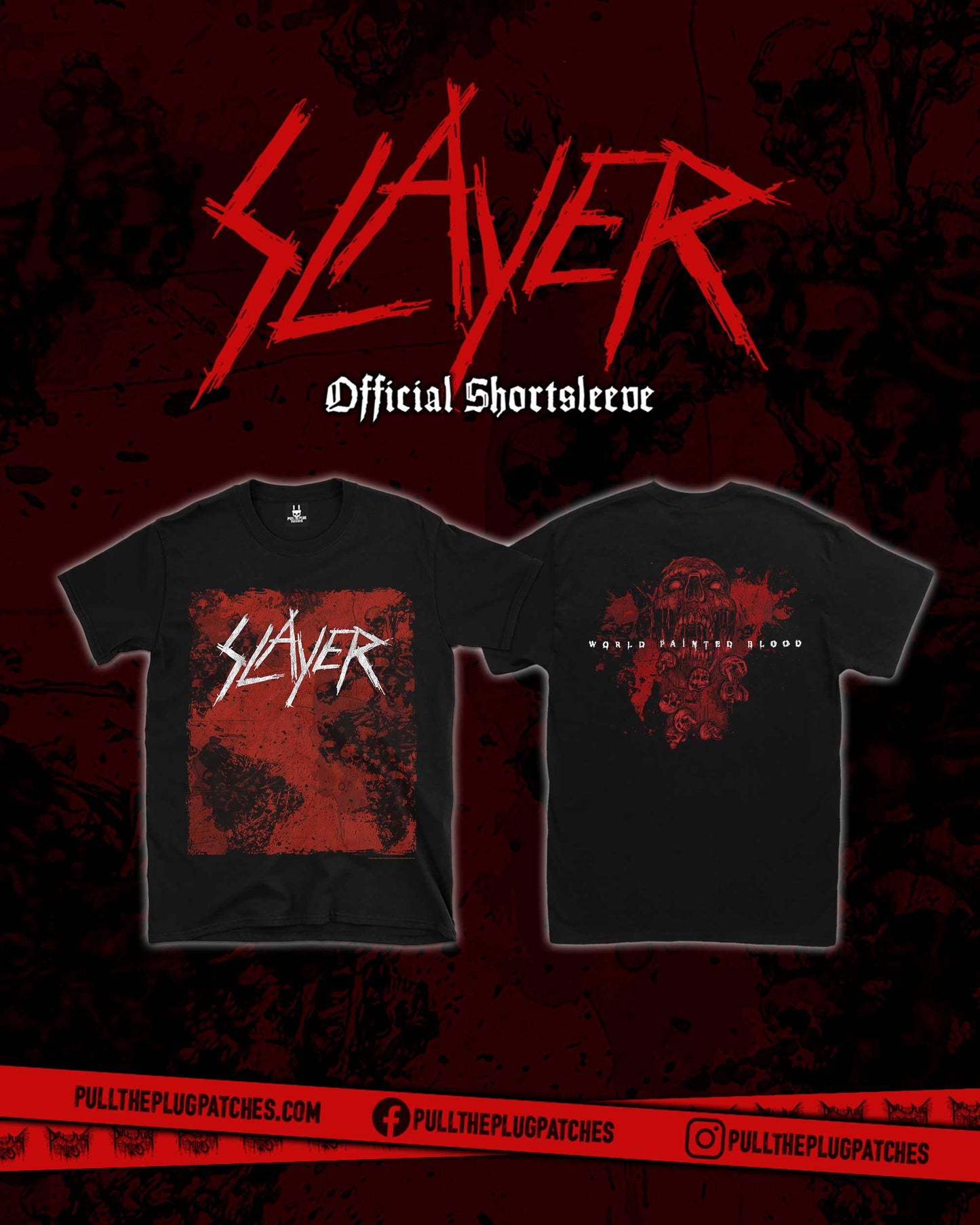 Slayer - World Painted Blood - Shortsleeve Shirt