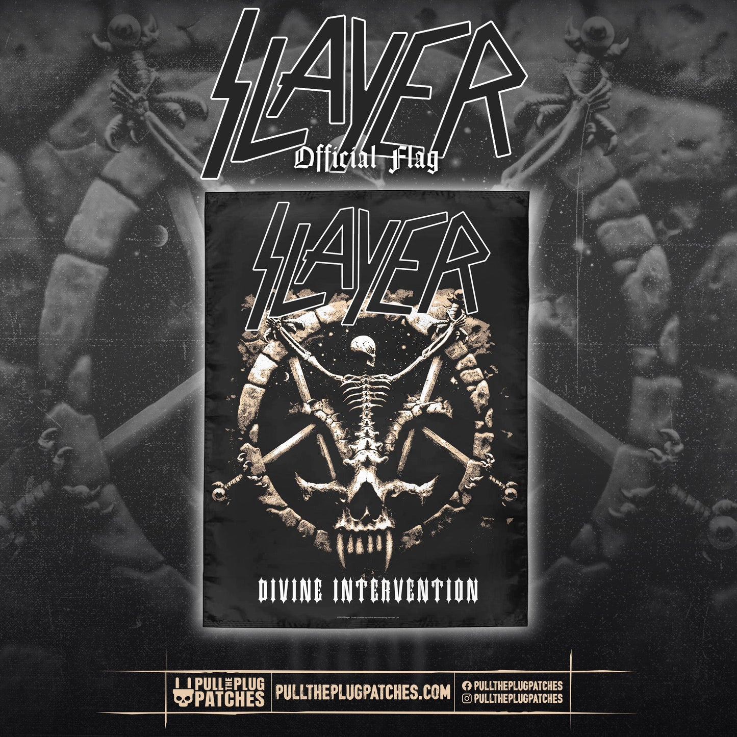 Slayer - Divine Intervention - Flag