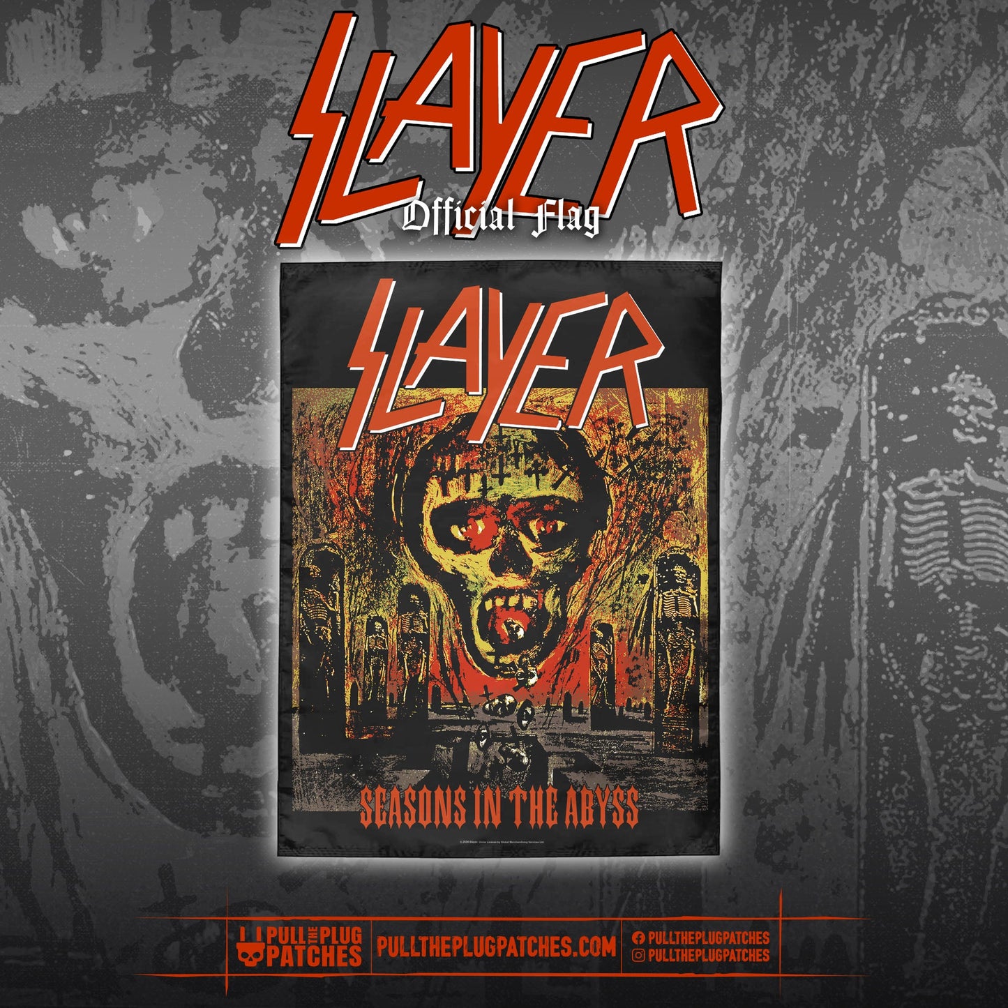 Slayer - Seasons in the Abyss - Flag