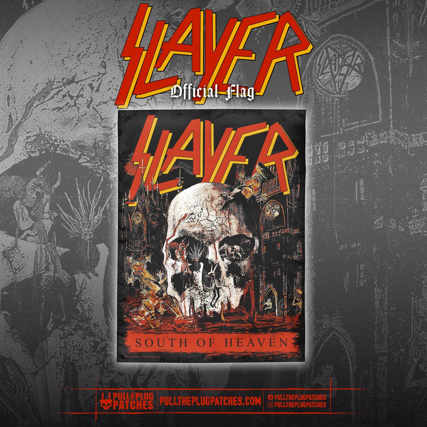 Slayer - South of Heaven - Flag