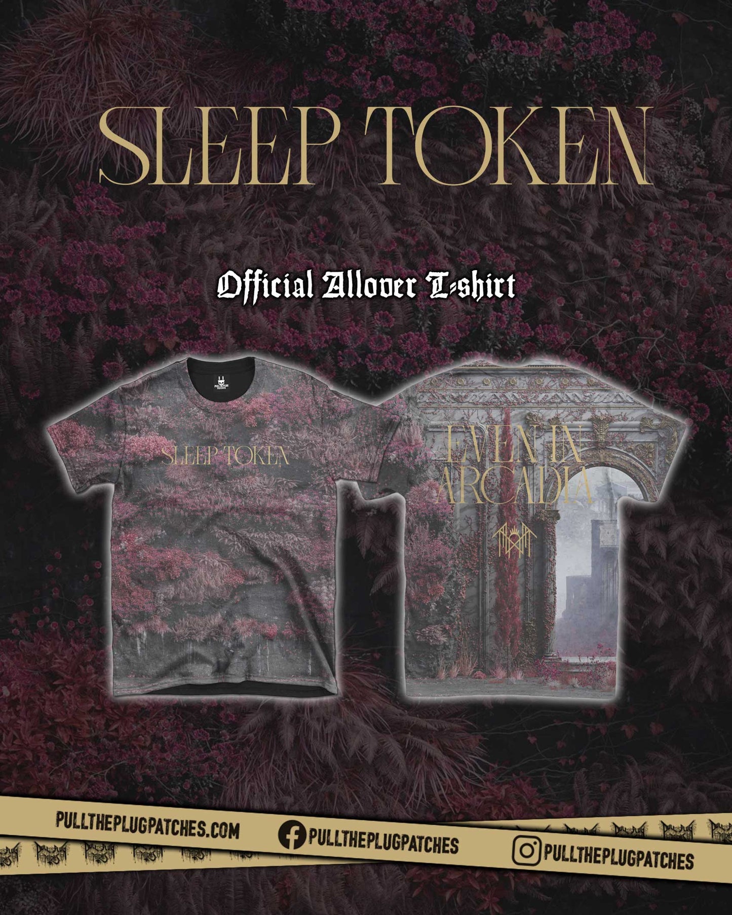Sleep Token - Even In Arcadia - All-Over Shirt (Limited Edition)