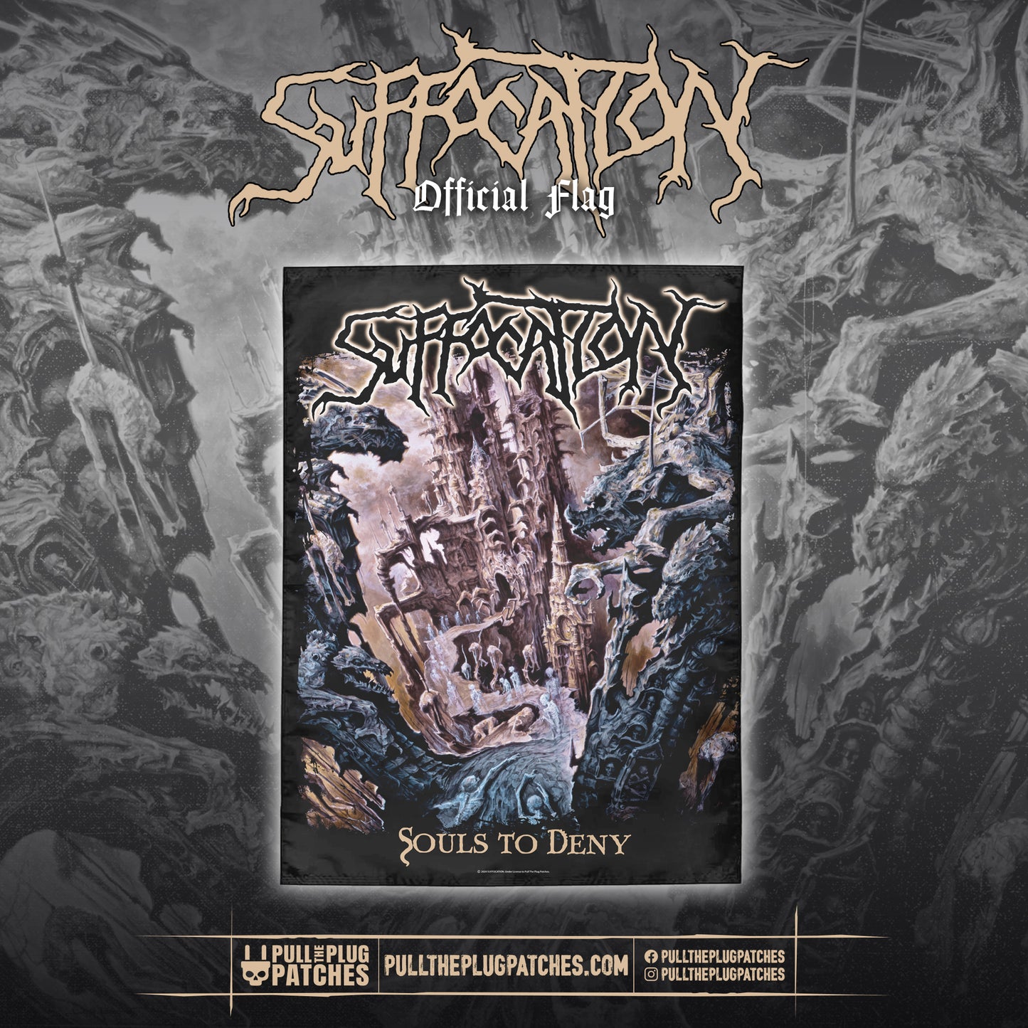 Suffocation - Souls To Deny - Flag