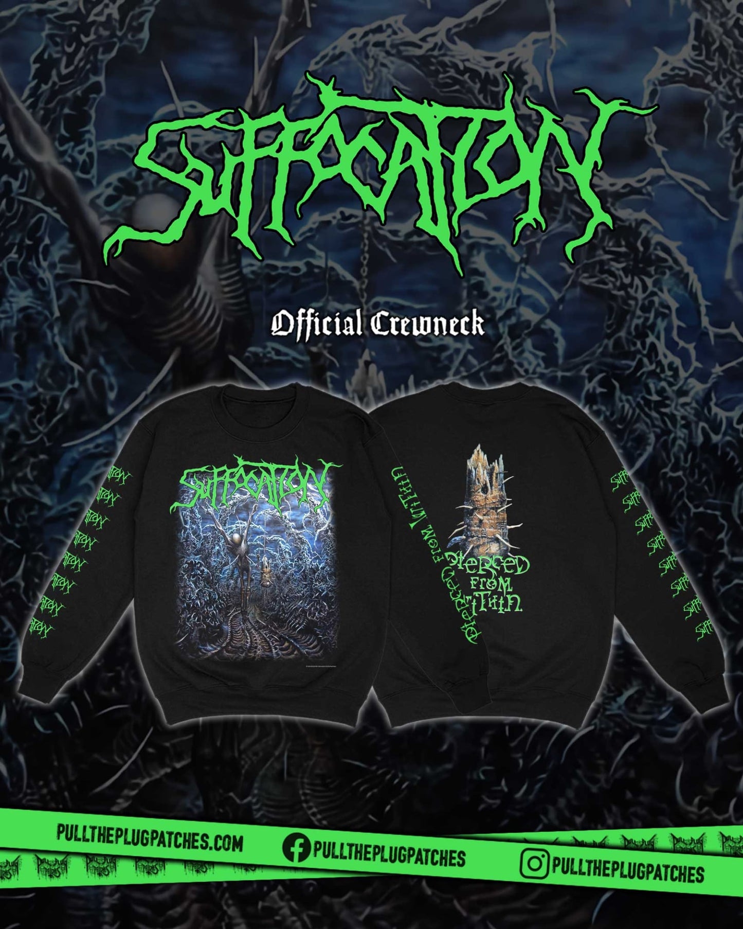 Suffocation - Pierced From Within - Crewneck Sweater