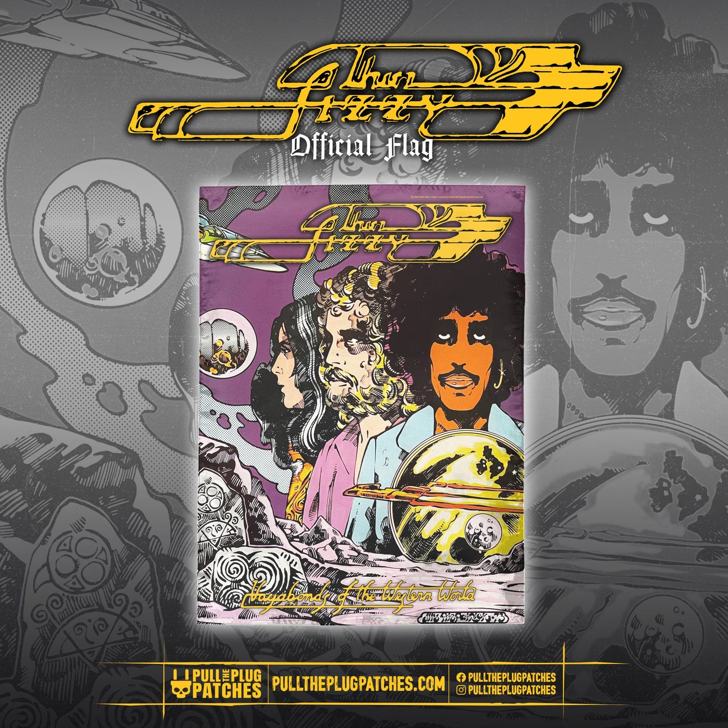 Thin Lizzy - Vagabonds of the Western World - Flag