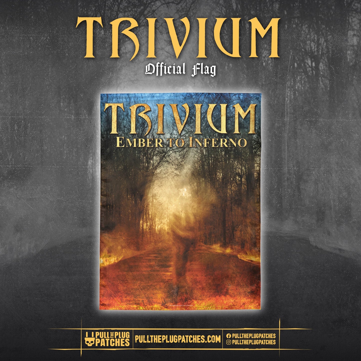 Trivium - Ember To Inferno - Flag