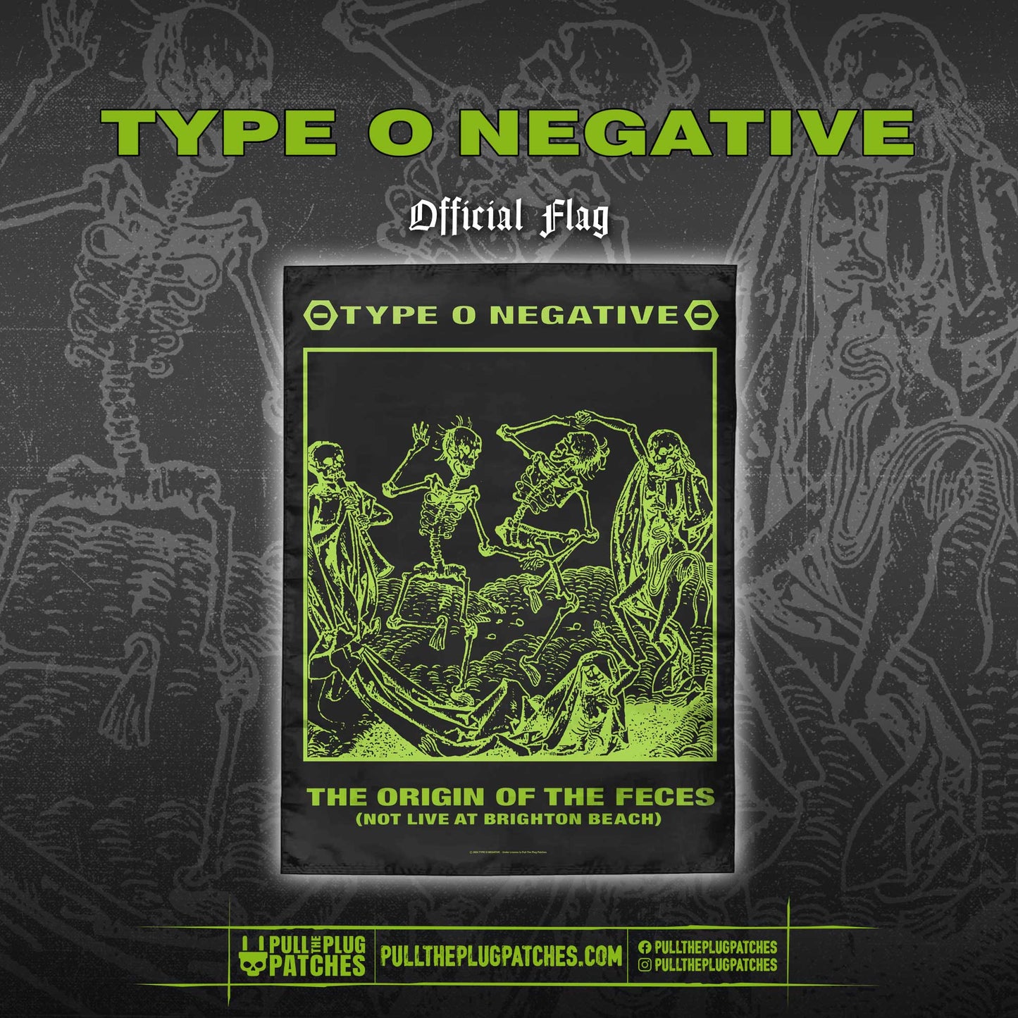 Type O Negative - The Origin of the Feces - Flag
