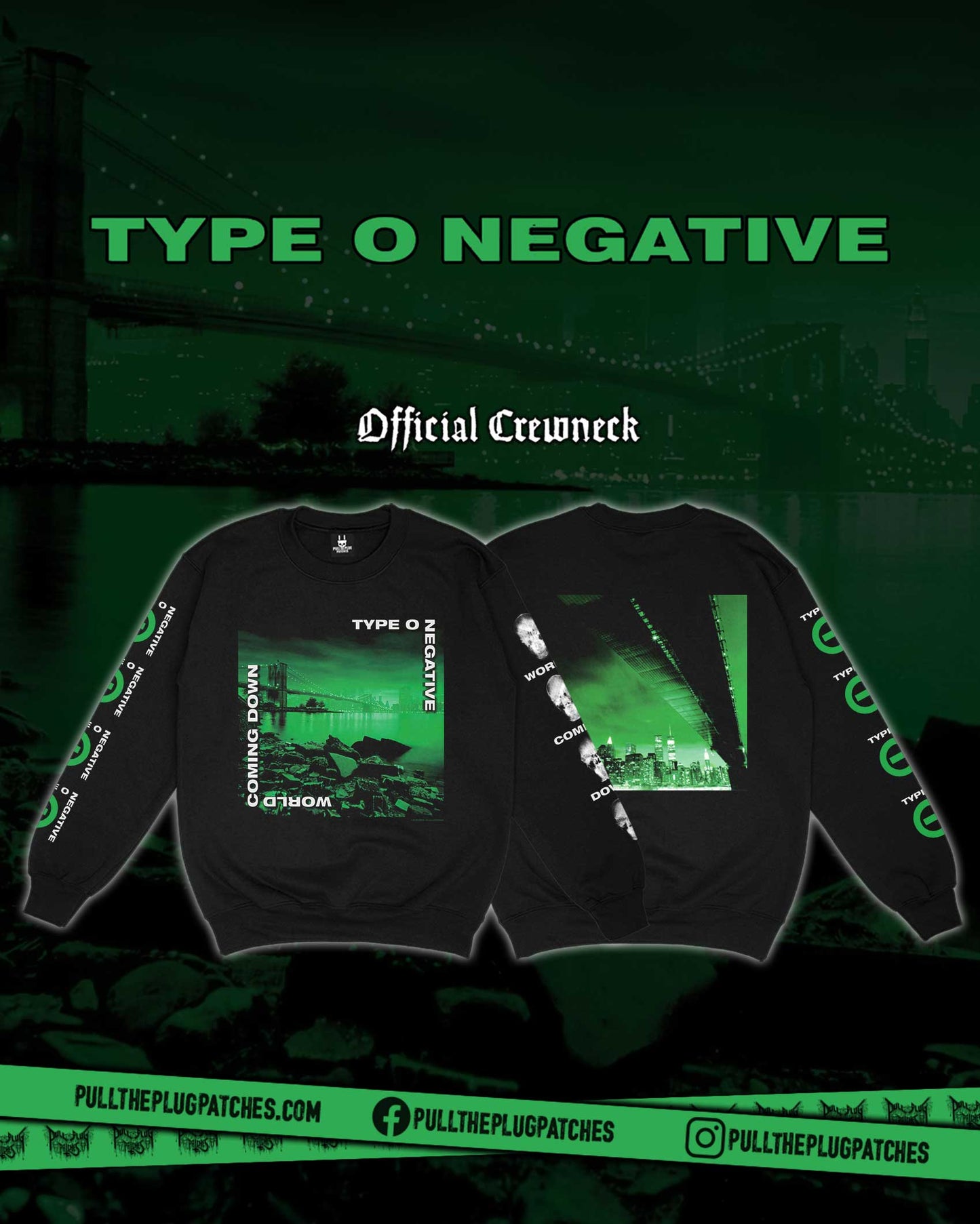 Type O Negative - World Coming Down - Crewneck Sweater