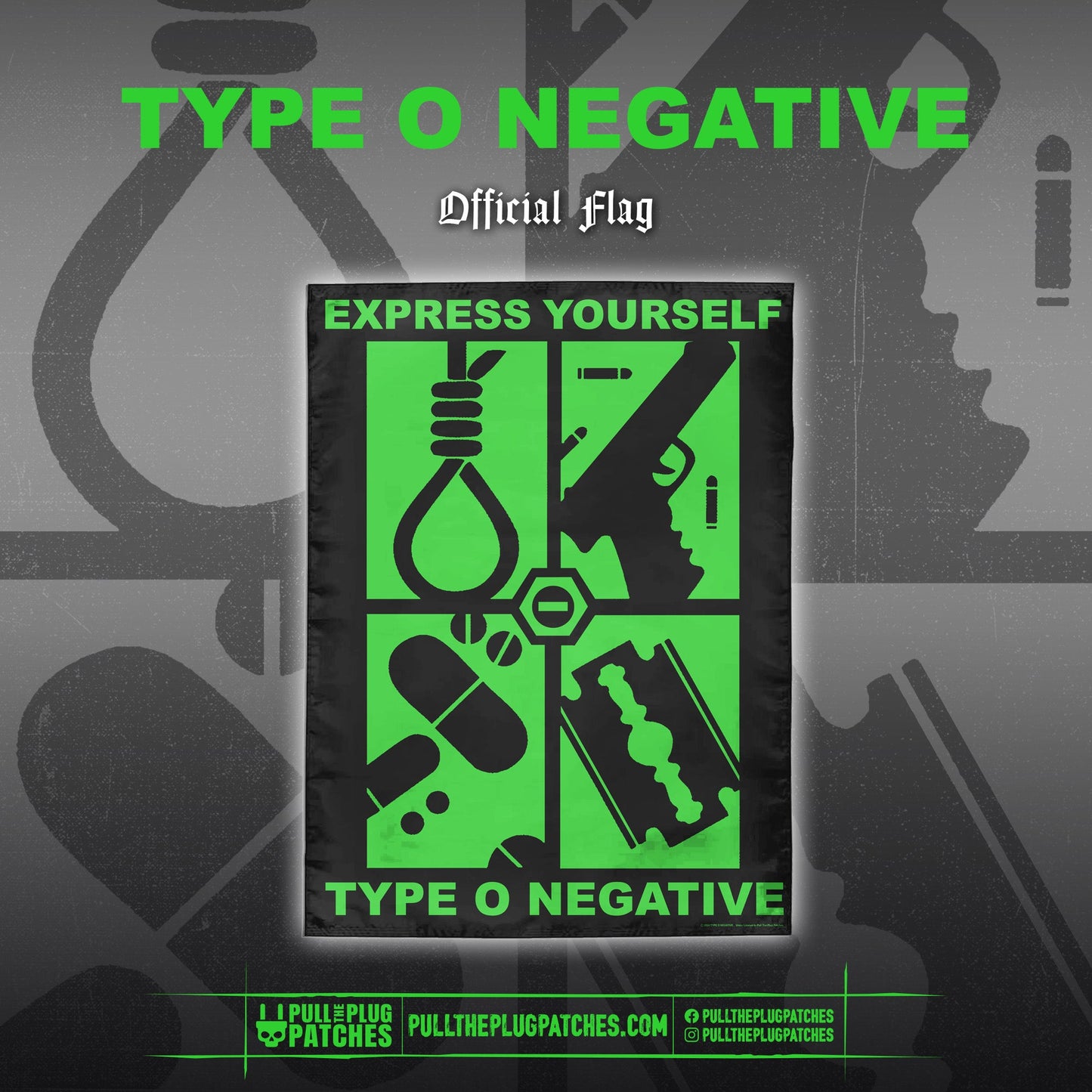 Type O Negative - Express Yourself - Flag