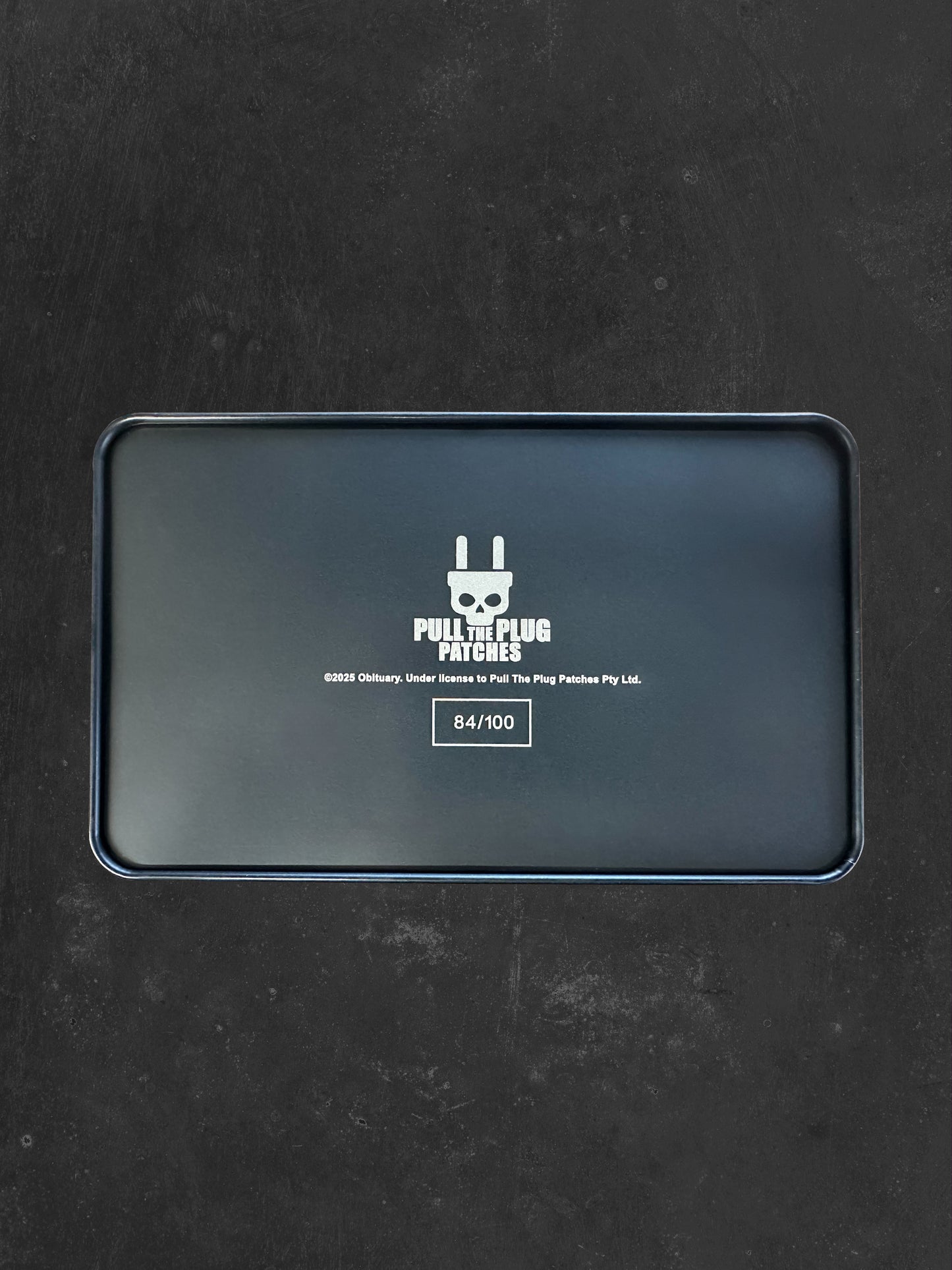 Obituary - Cause Of Death - Tin Box Pin Set