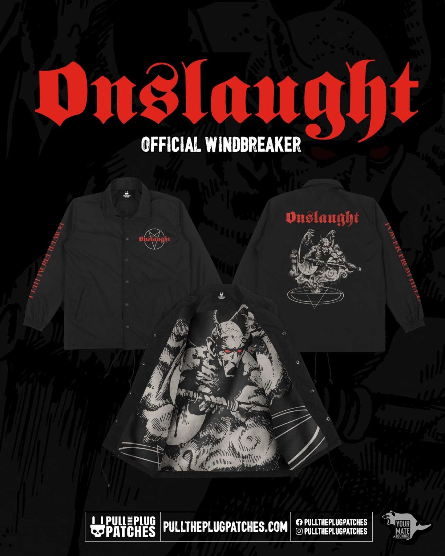 Onslaught - Power From Hell - Windbreaker