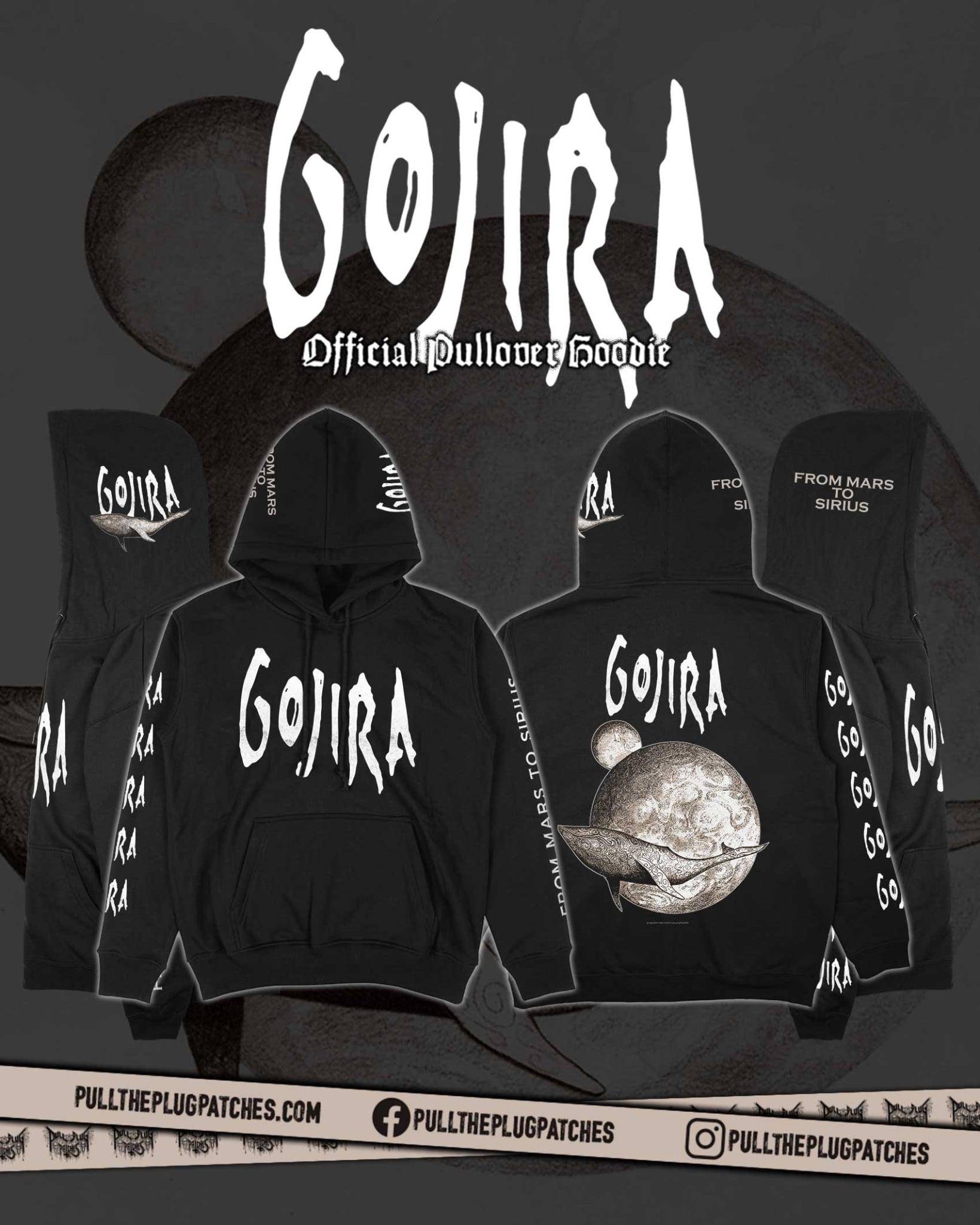 Gojira - From Mars To Sirius - Deluxe Pullover Hoodie – Pull The