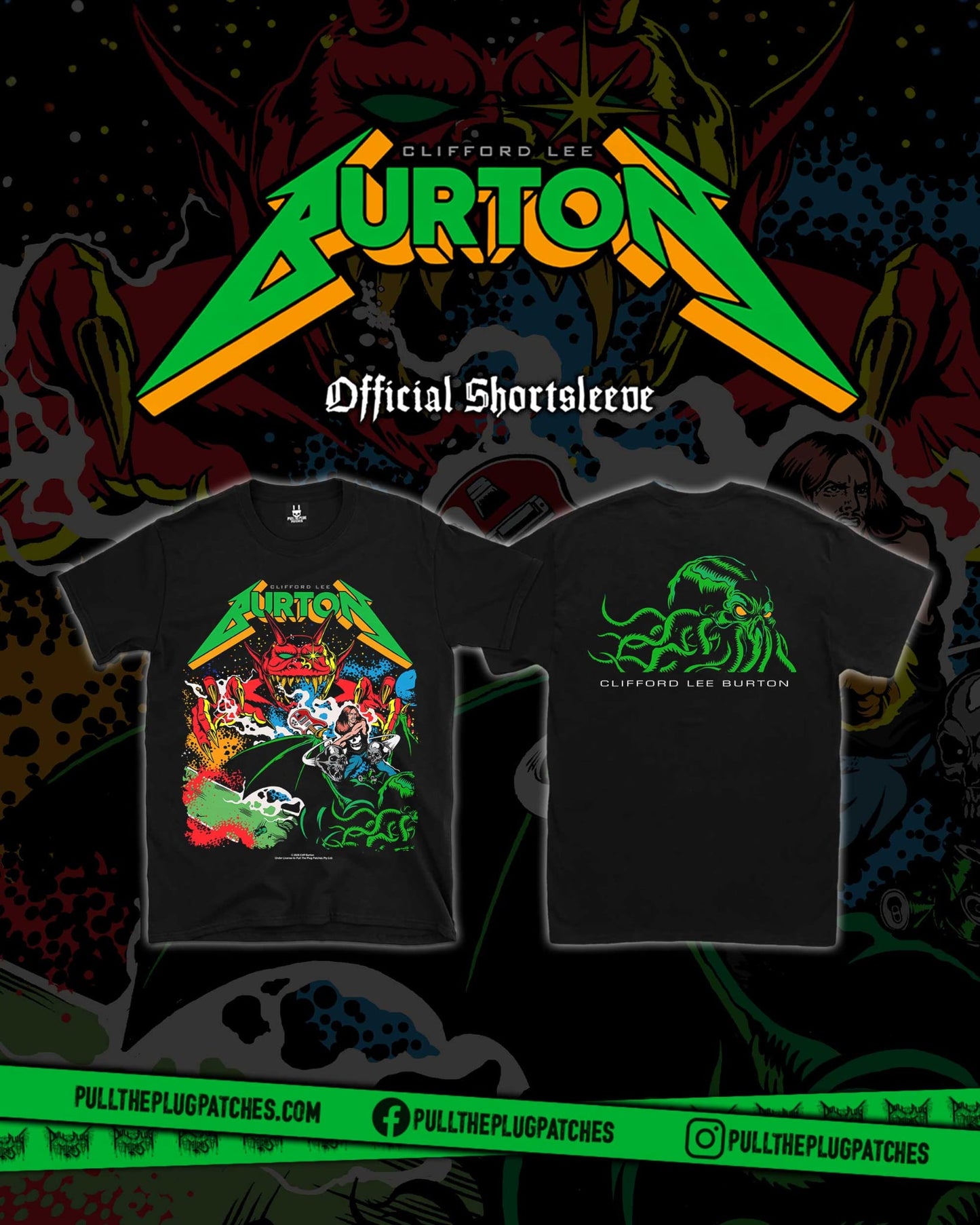 Cliff Burton - Legacy - Shortsleeve Shirt (Limited Edition)