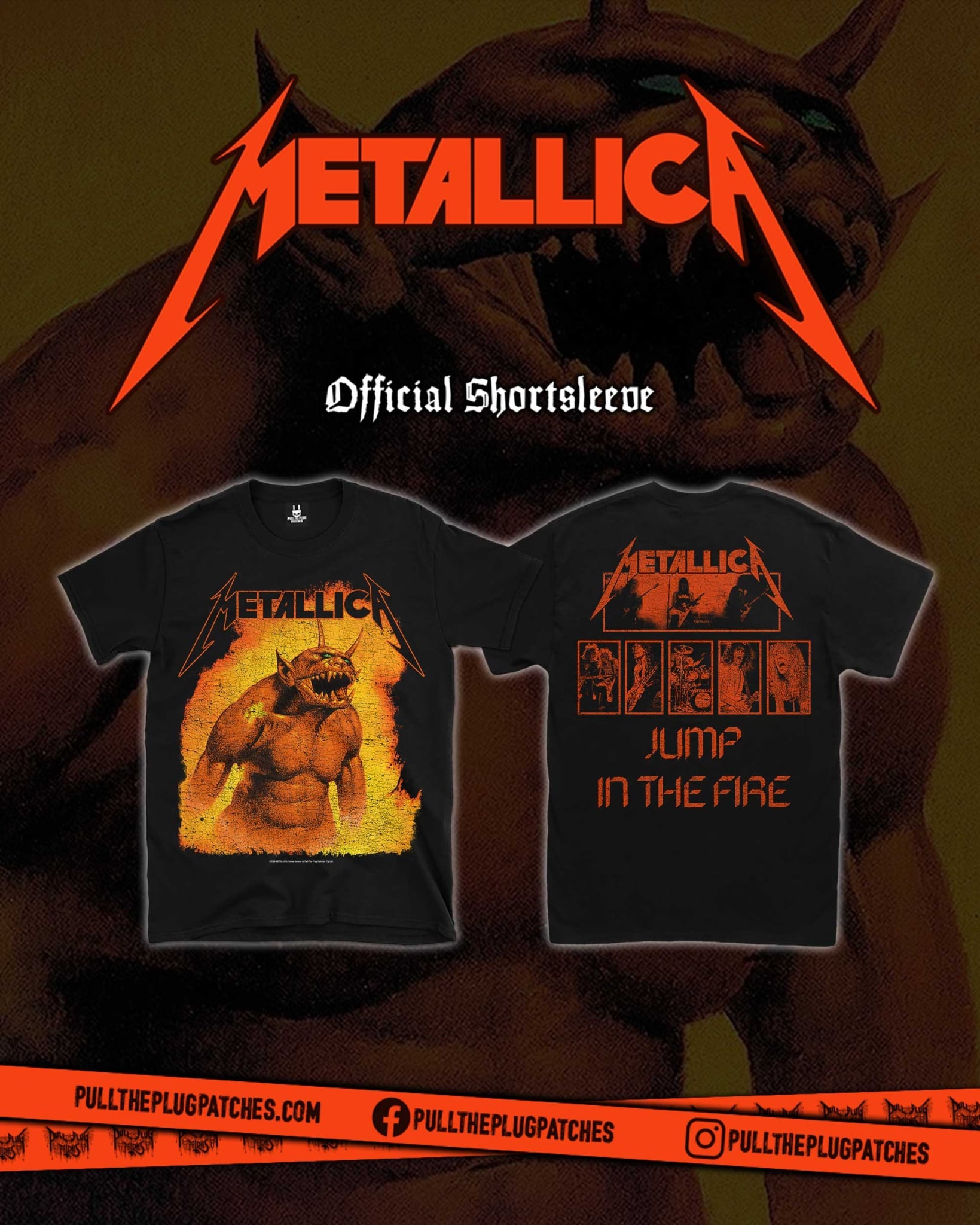 Metallica - Jump In The Fire - Shortsleeve Shirt – Pull The Plug