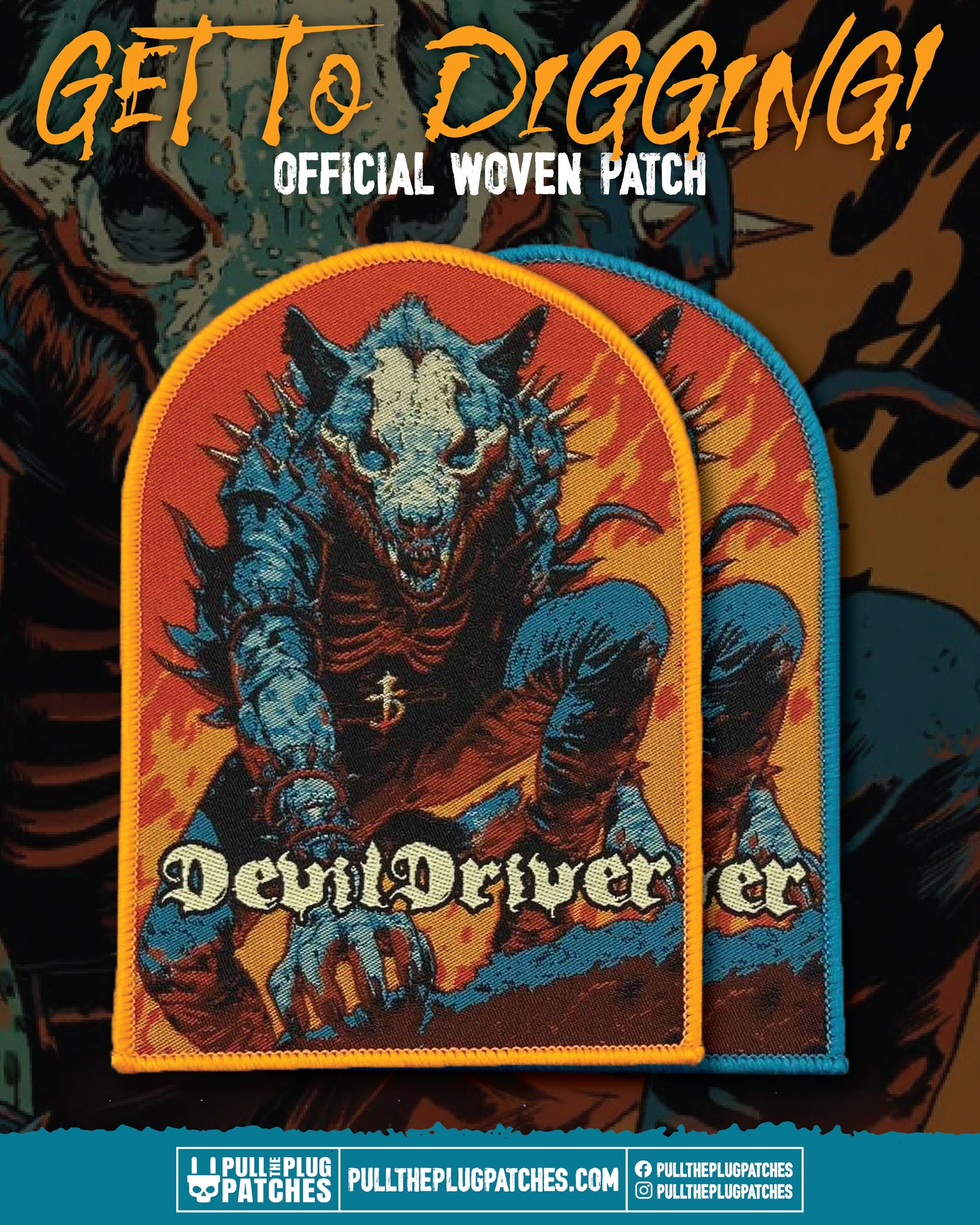 DevilDriver - Dig Your Own Grave - Patch