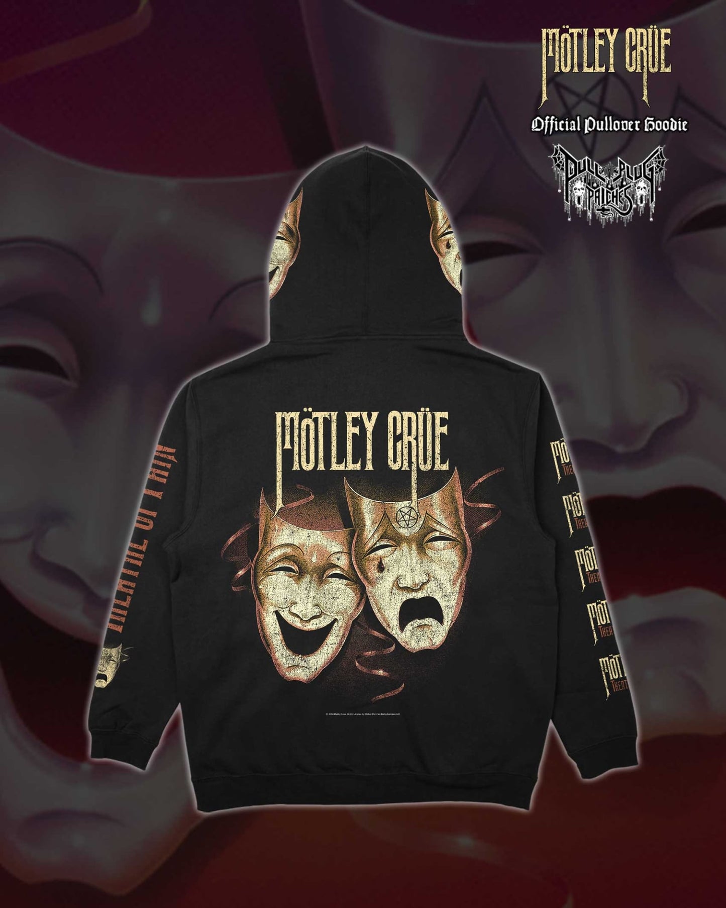 Motley Crue - Theatre Of Pain - Deluxe Pullover Hoodie