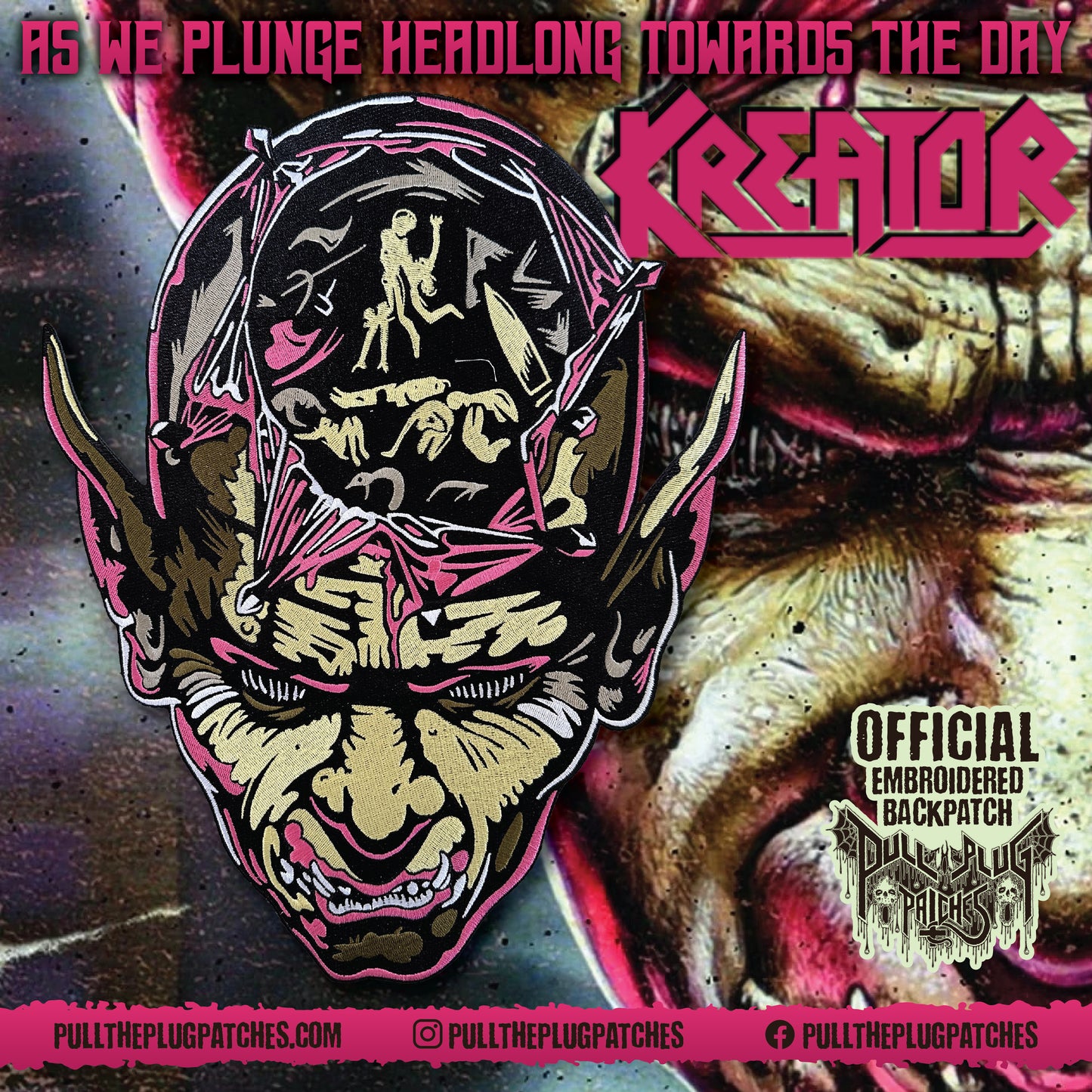 Kreator - Coma Of Souls - Embroidered Backpatch