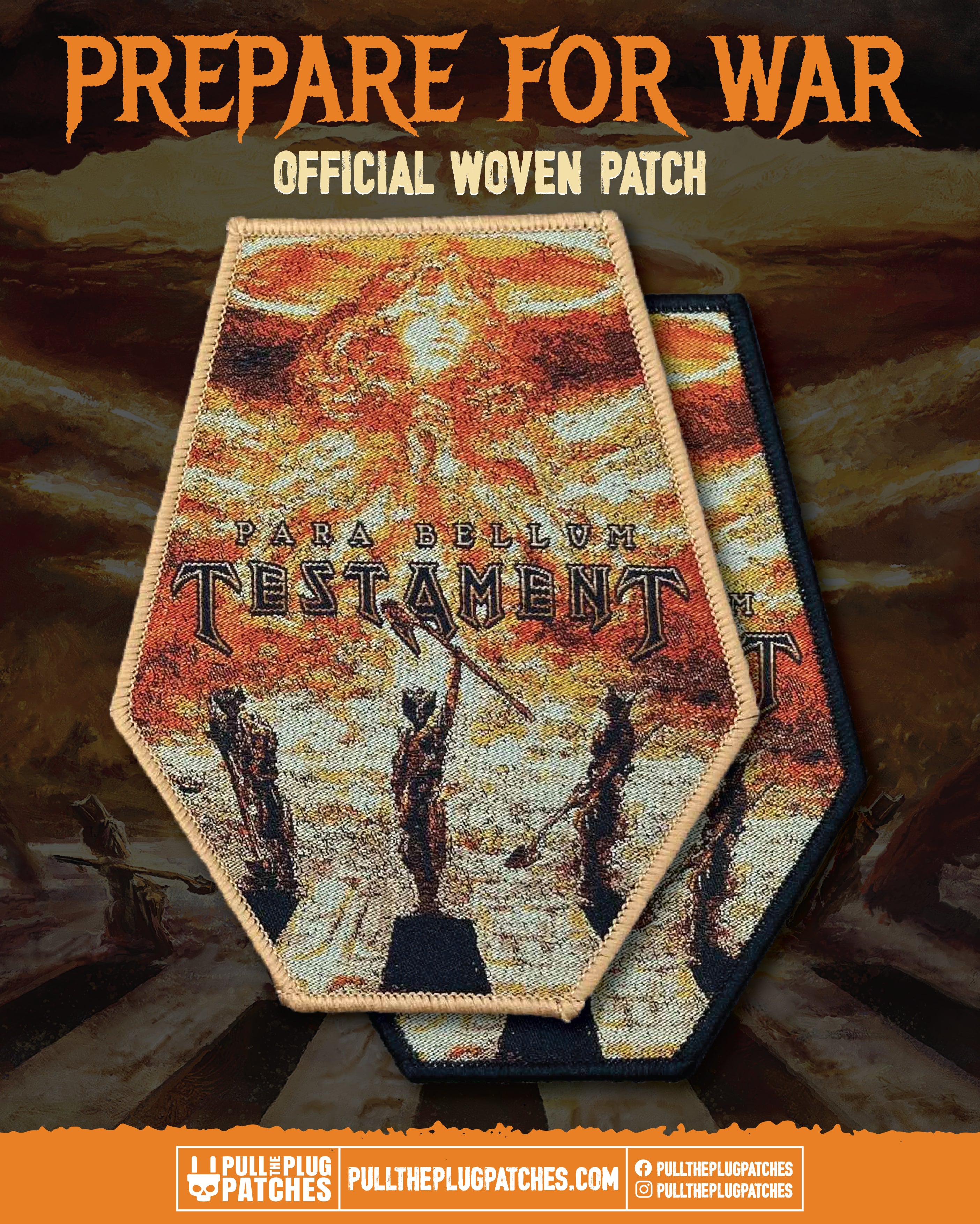 Testament - Para Bellum - Patch – Pull The Plug Patches