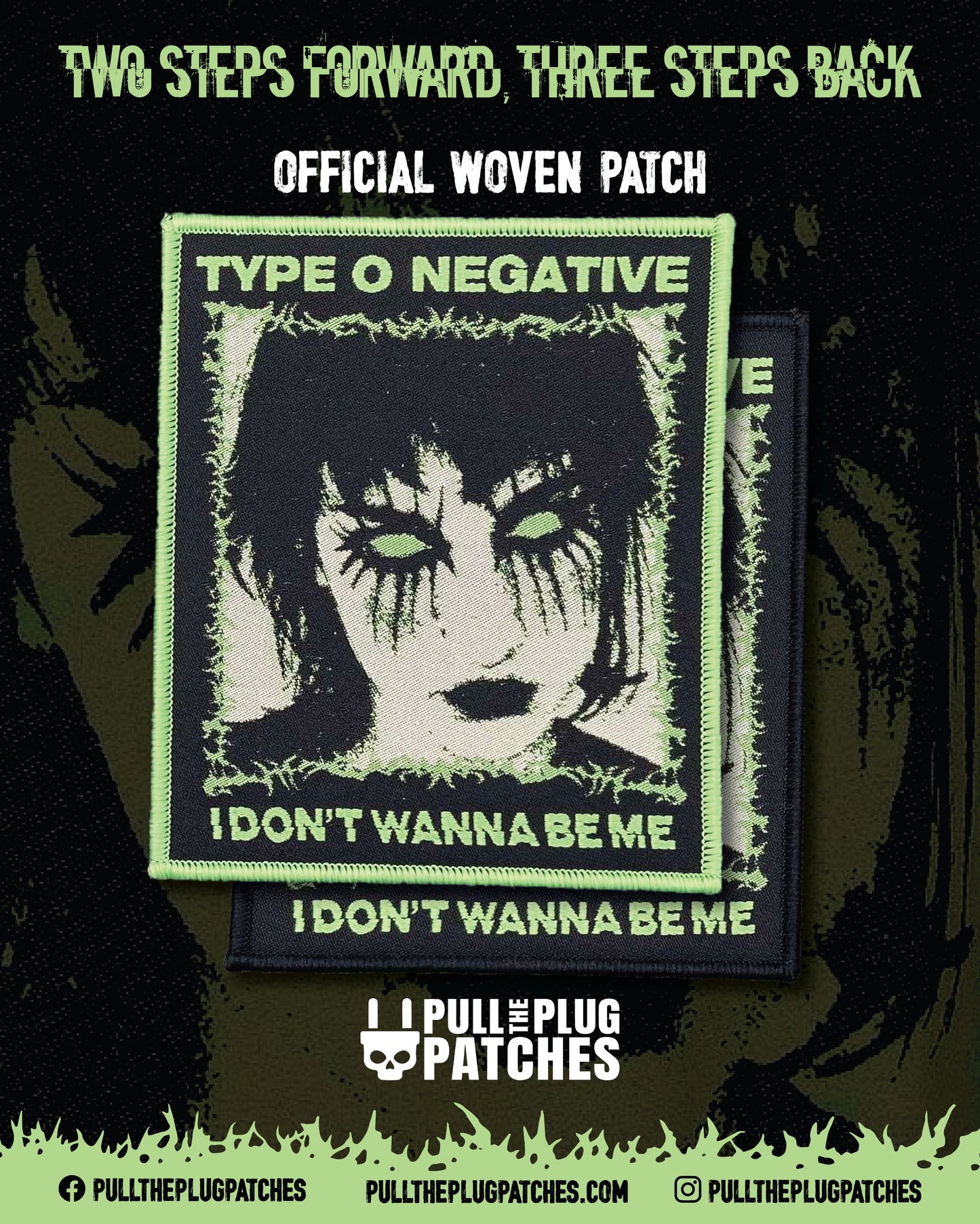 Type O Negative - I Don't Wanna Be Me - Patch