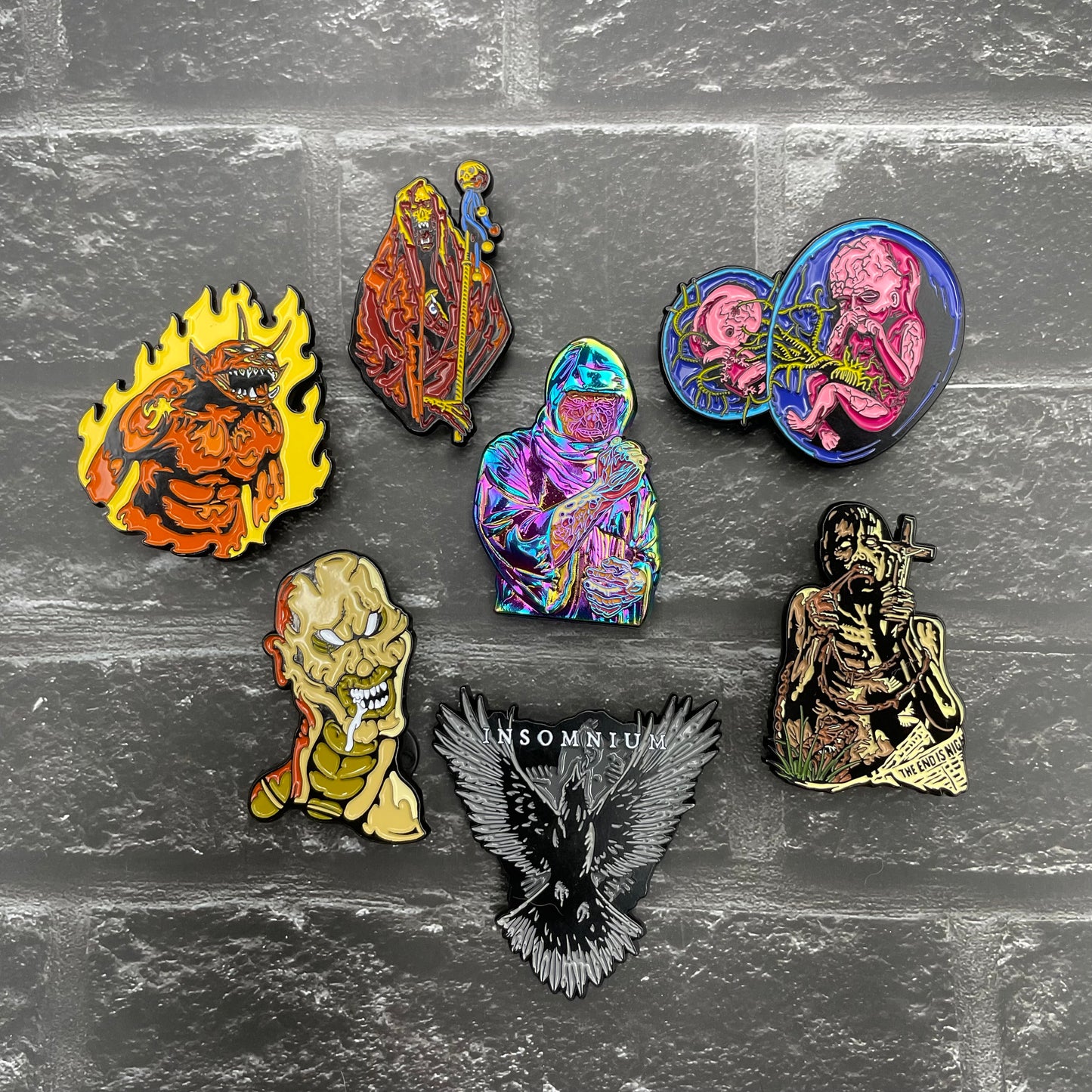 Evile - Hell Unleashed - Enamel Pin
