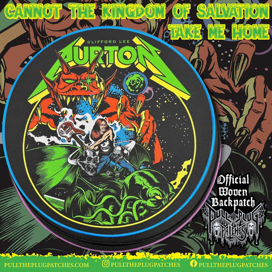 Cliff Burton - Bass Warrior - Backpatch