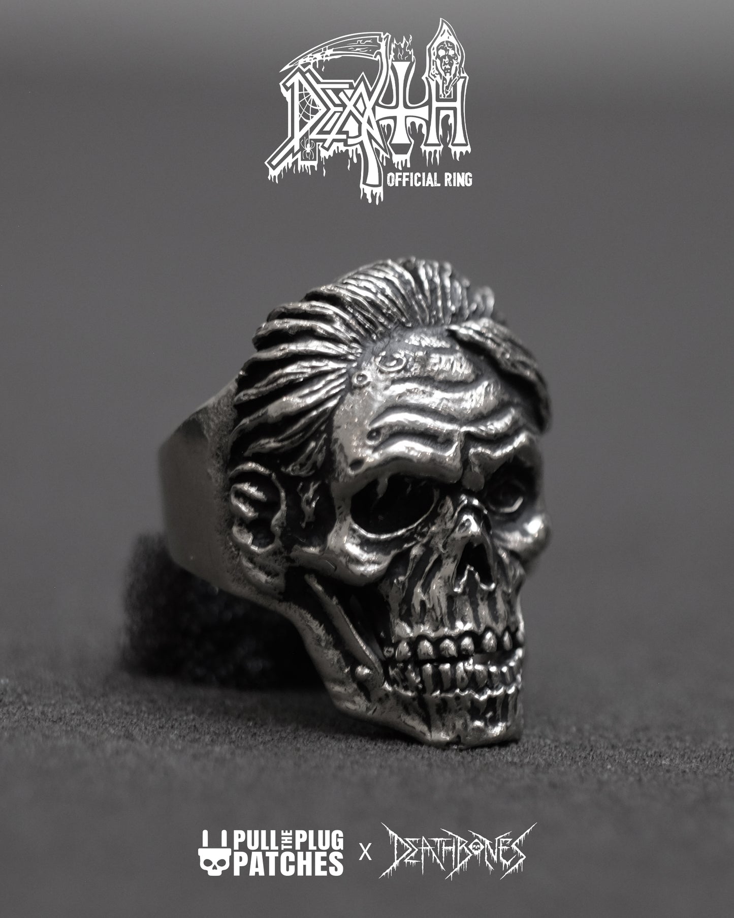 Death - Scream Bloody Gore - Sterling Silver Ring (Limited Edition)