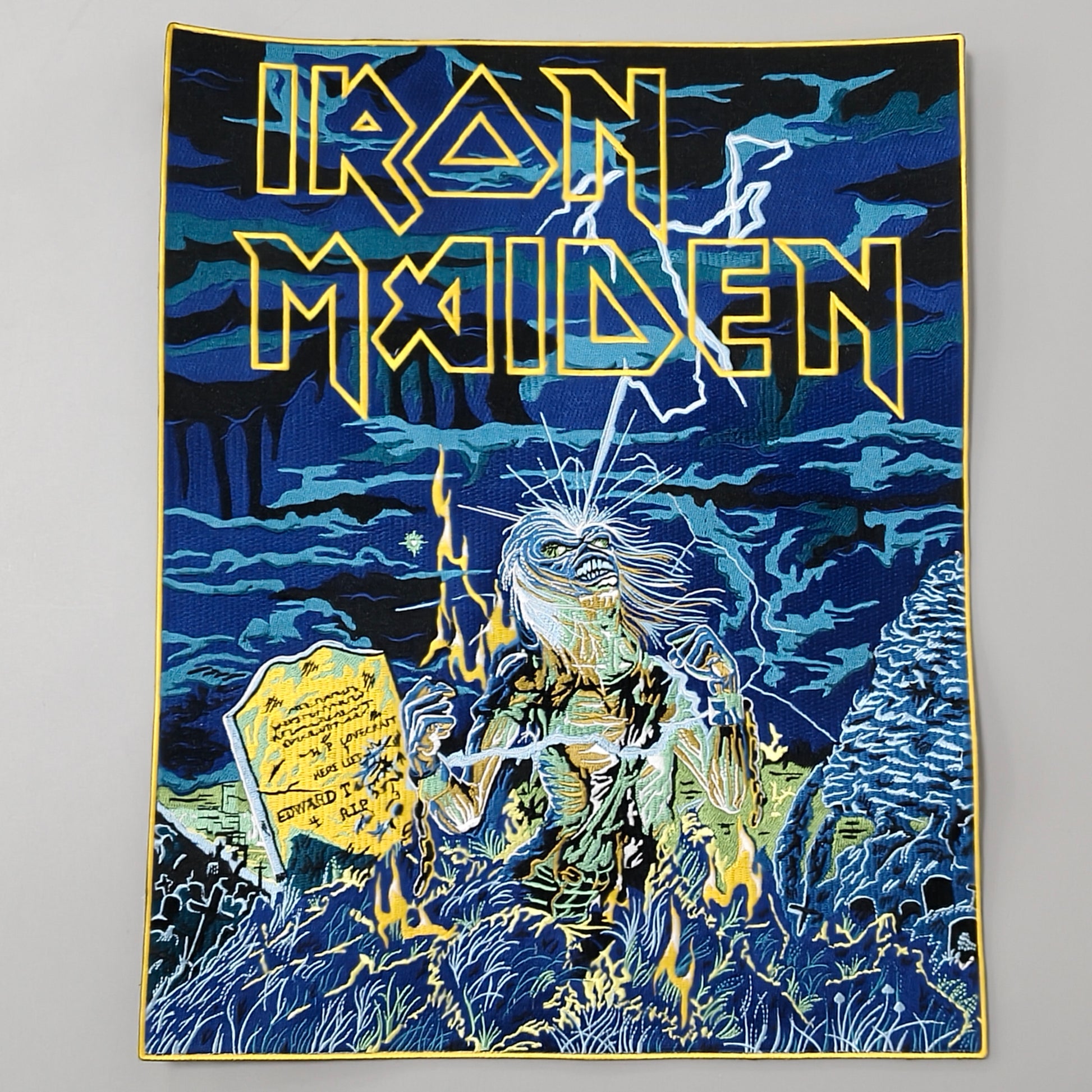 Live After Death Backpatch - Iron Maiden Album Art Embroidered Patch For Jackets & Bags