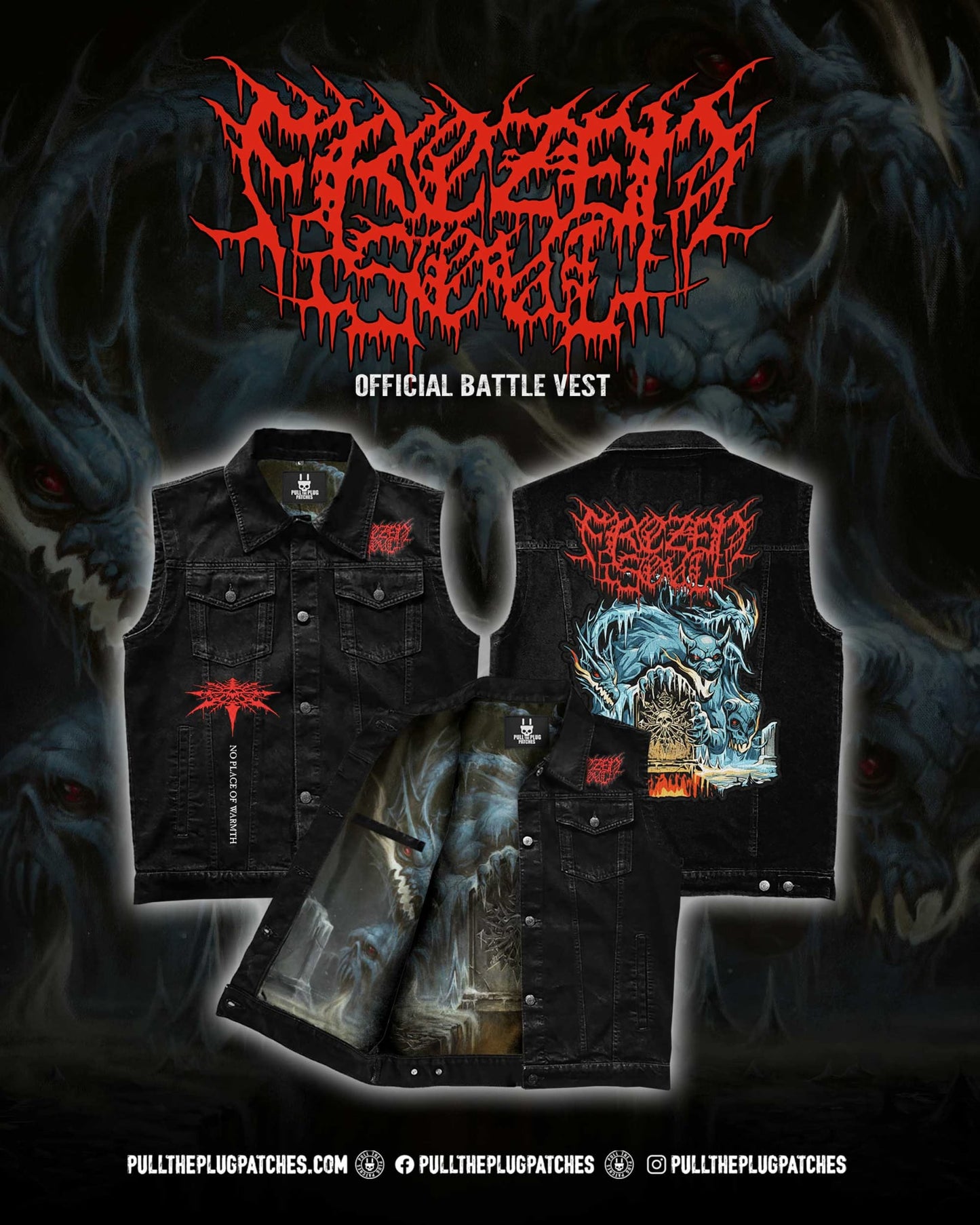 Frozen Soul - No Place of Warmth - Vest