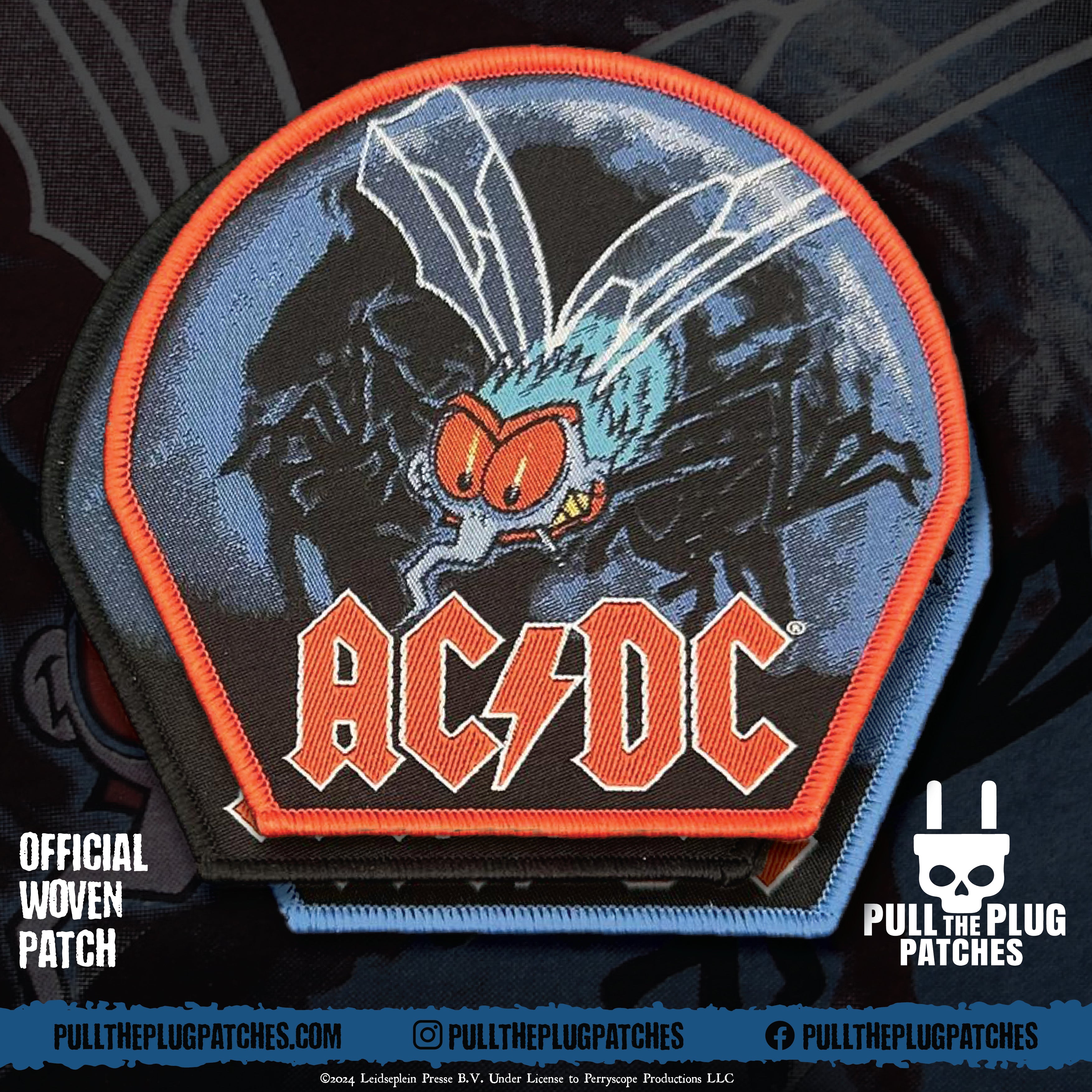 AC/DC - Fly On the Wall Tour 1985 - Patch – Pull The Plug Patches