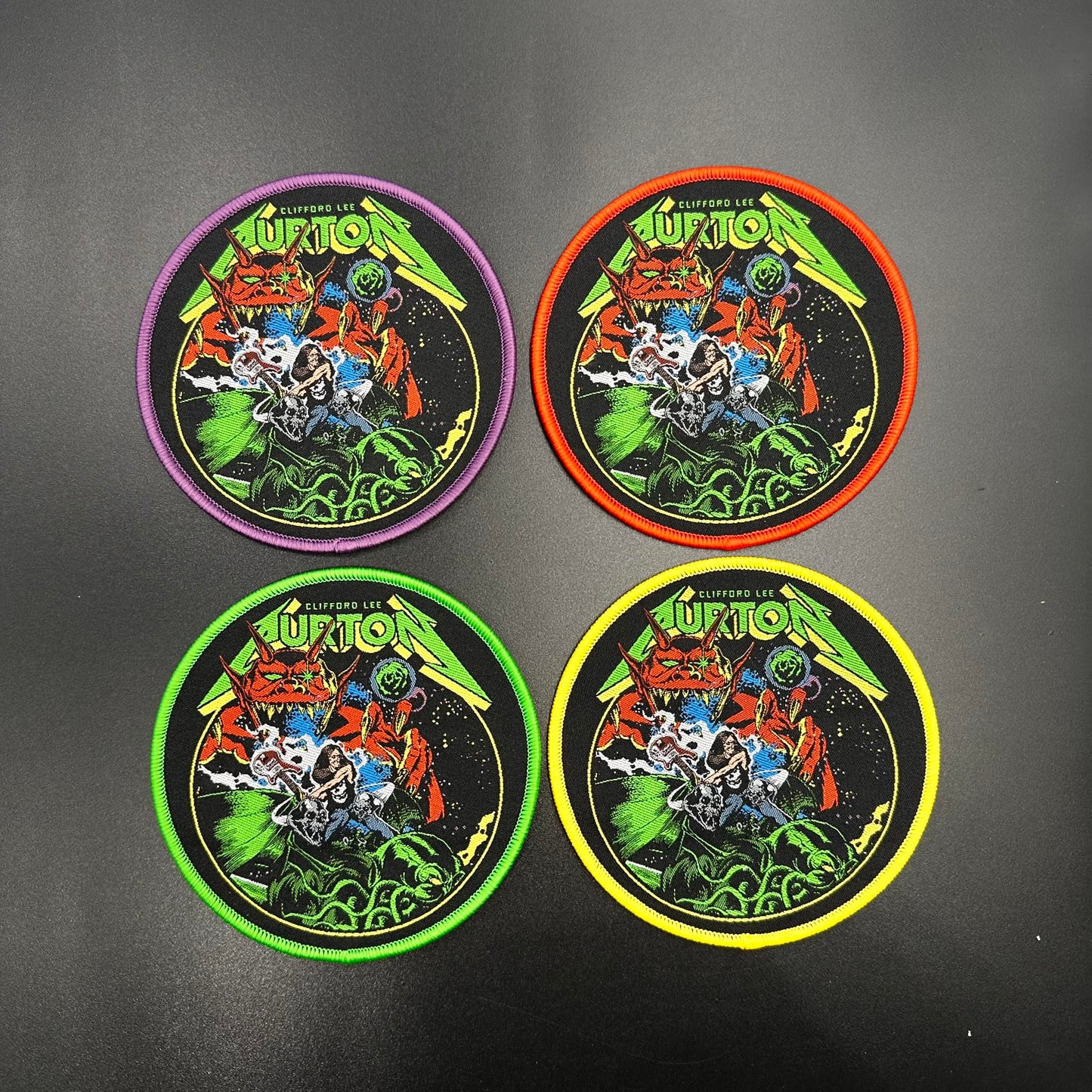 Cliff Burton - Bass Warrior - Patch