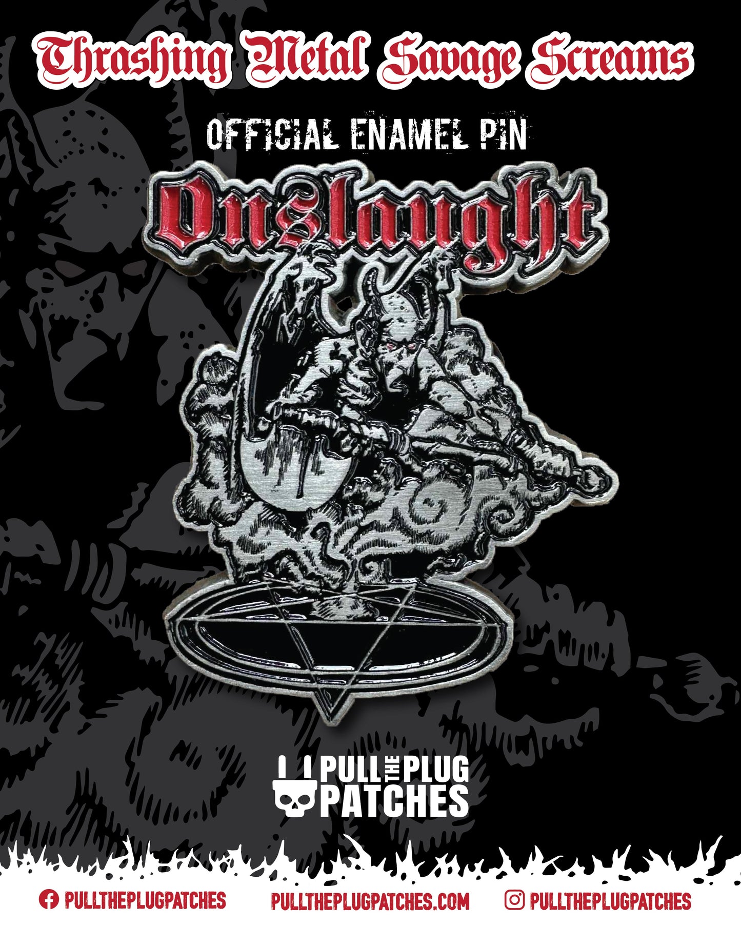 Onslaught - Power From Hell - Pin
