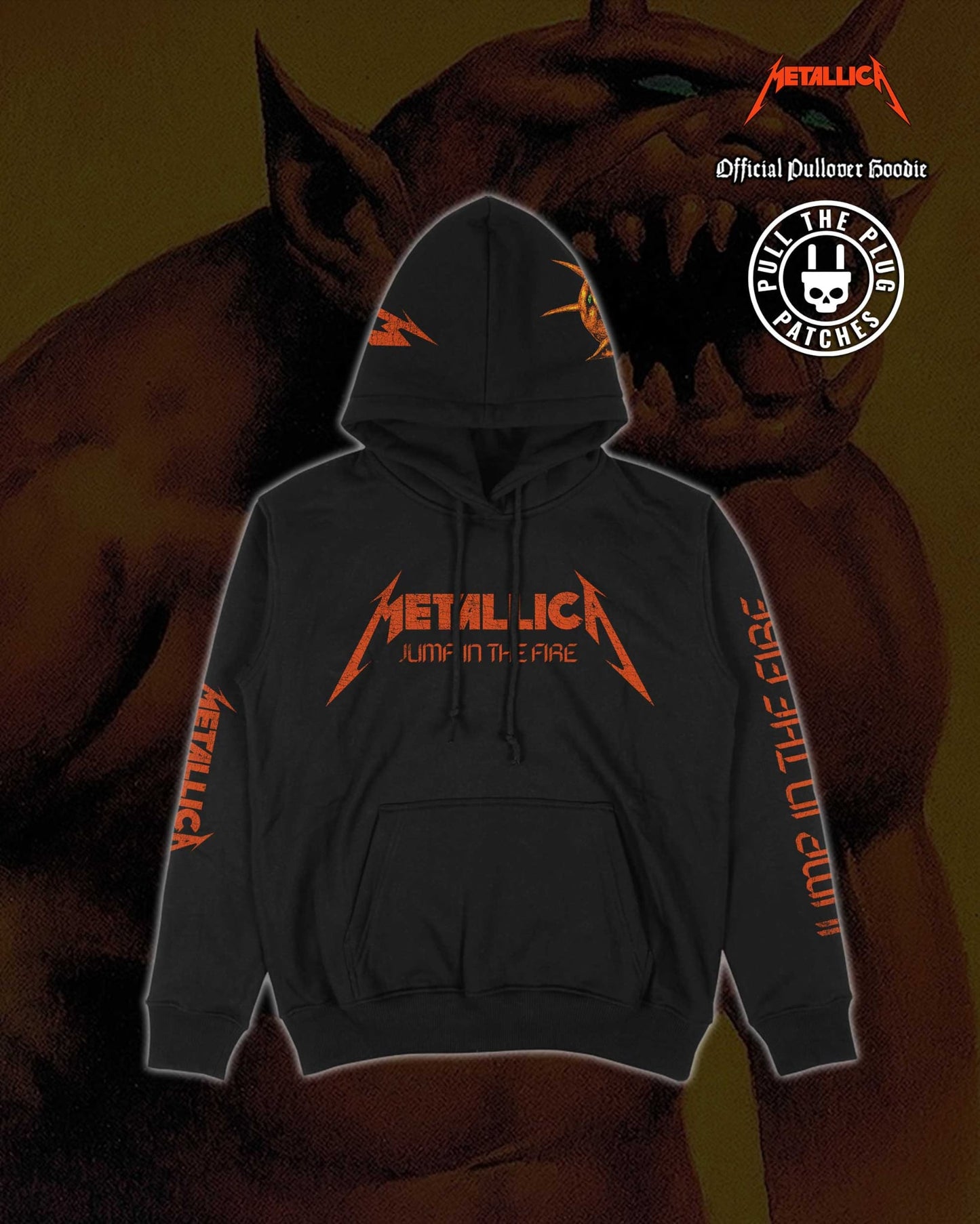 Metallica - Jump In The Fire - Deluxe Pullover Hoodie