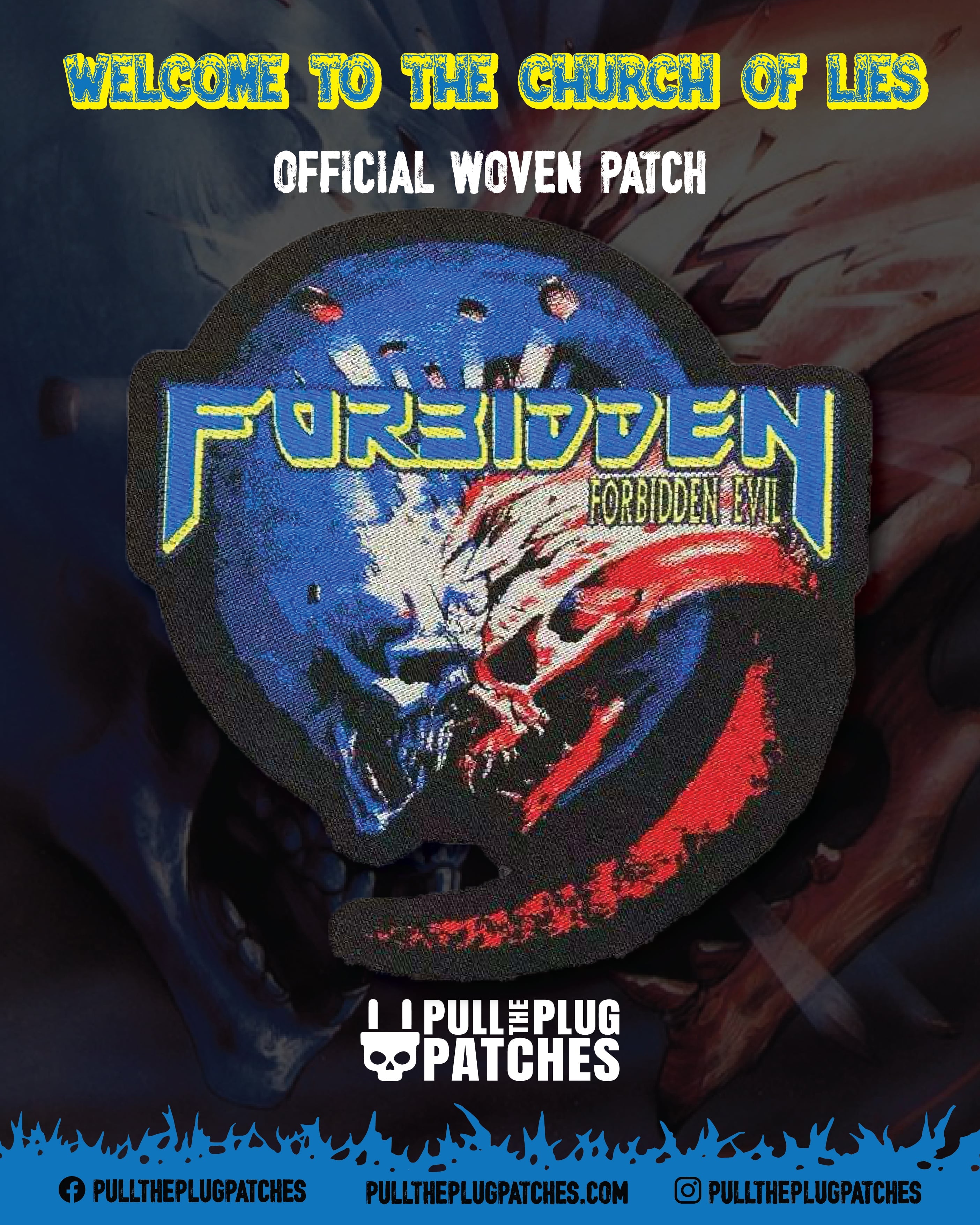 Forbidden - Forbidden Evil - Patch – Pull The Plug Patches