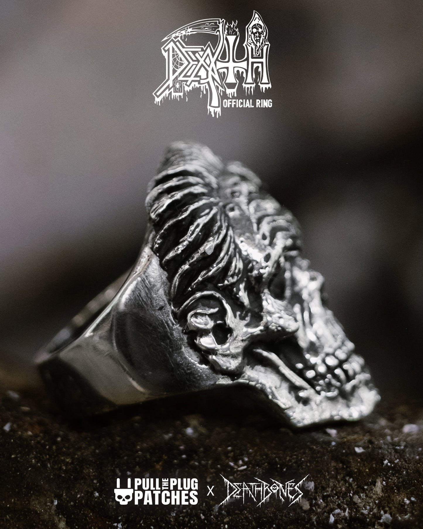 Death - Scream Bloody Gore - Sterling Silver Ring (Limited Edition)