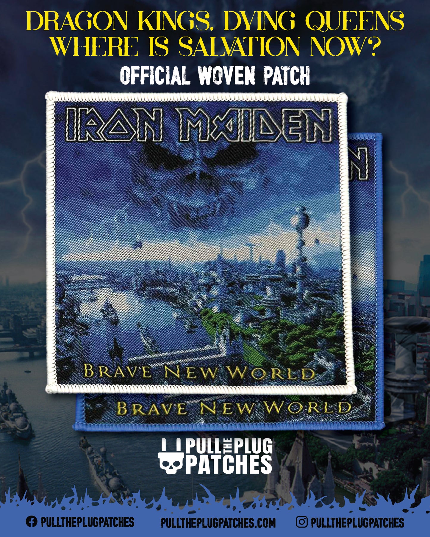 Iron Maiden - Brave New World - Square Patch